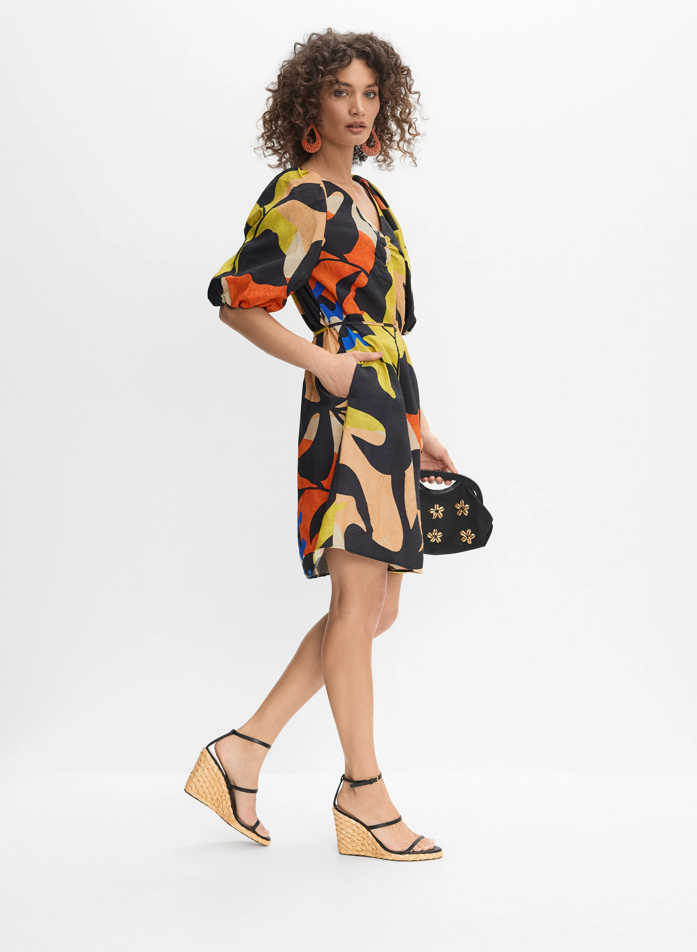 Abstract Leaf Dress - Image 7