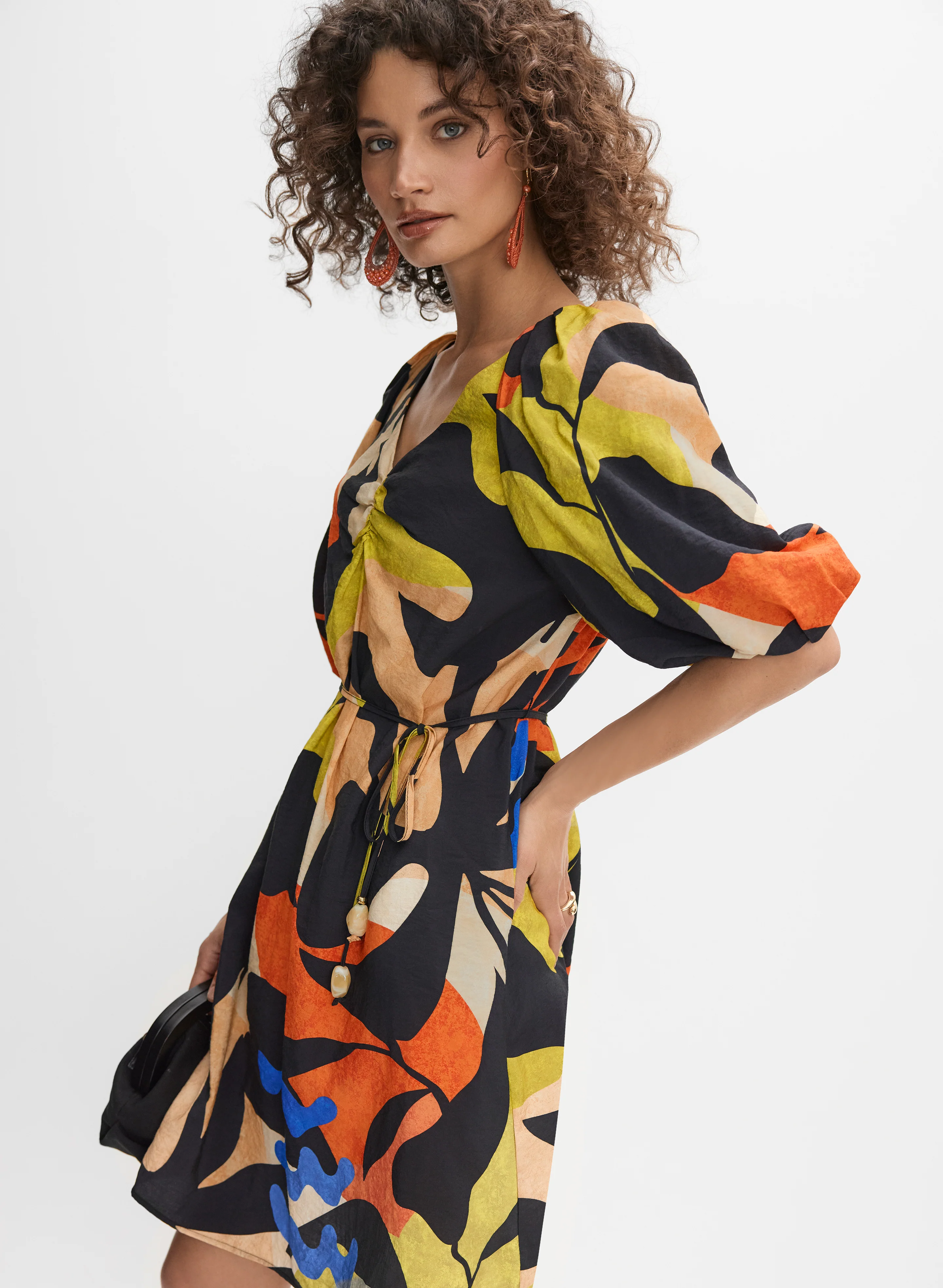 Abstract Leaf Dress - Image 8