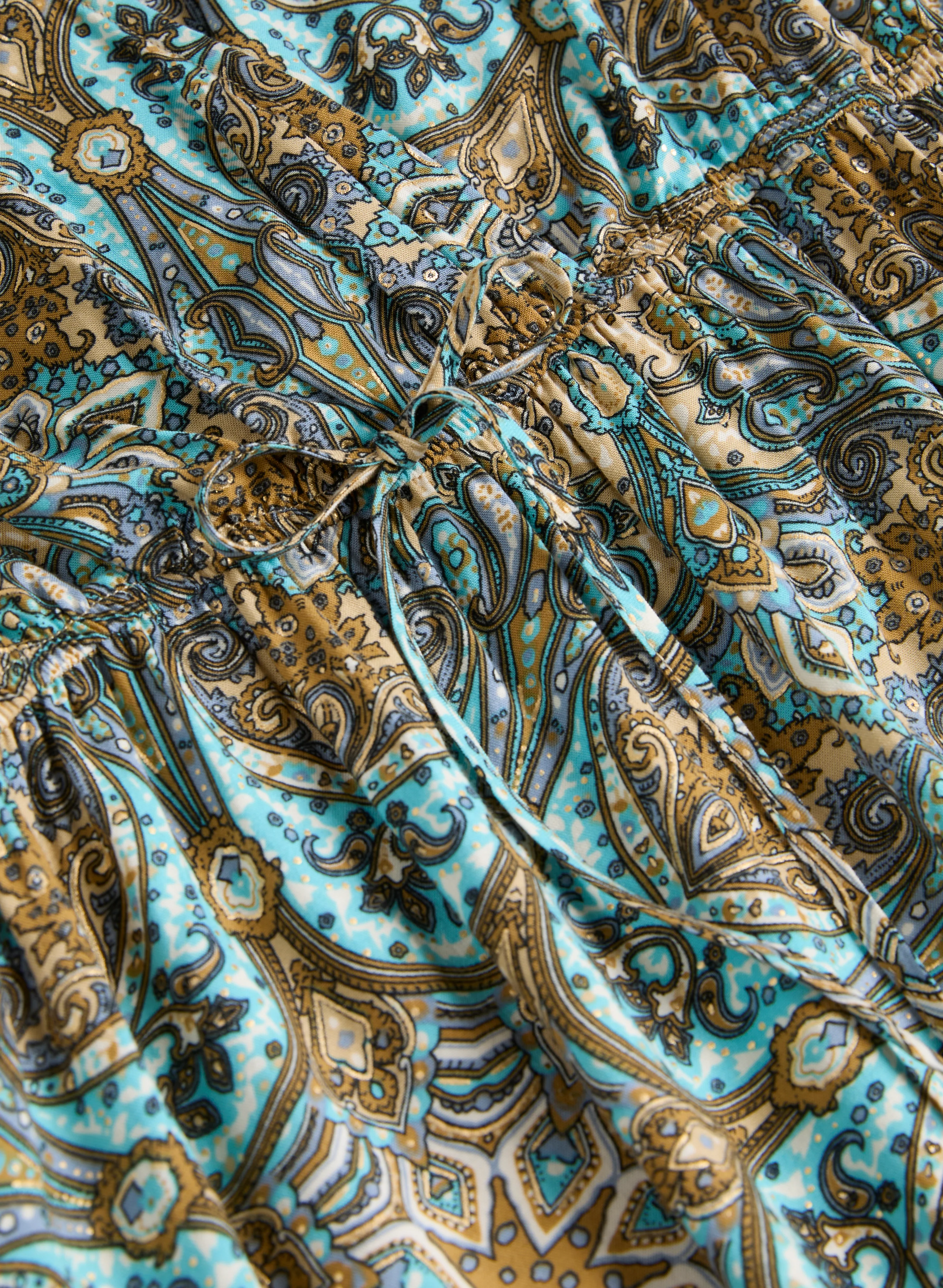 Abstract Print Dress - Image 7