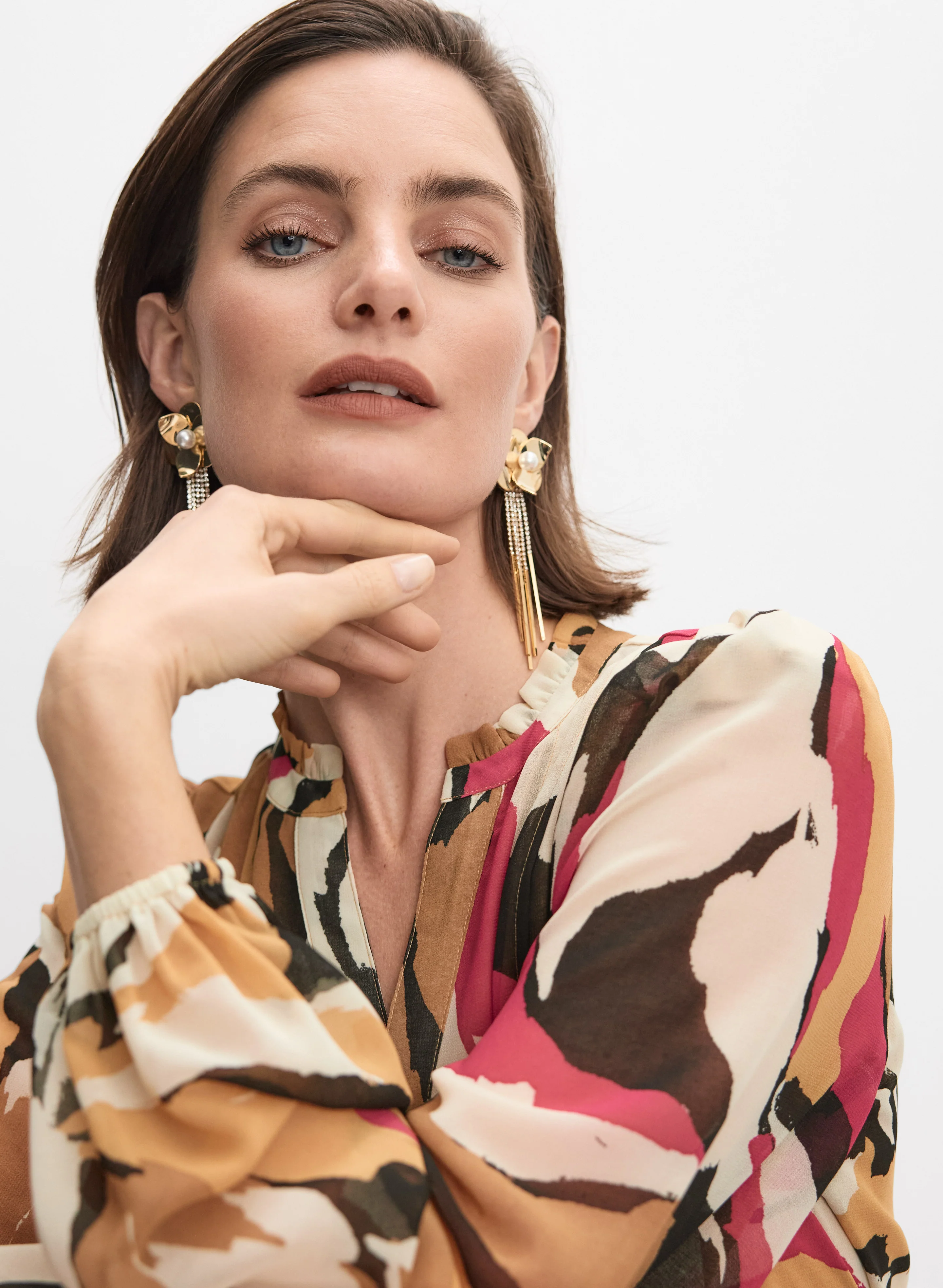 Abstract Print Dress - Image 2