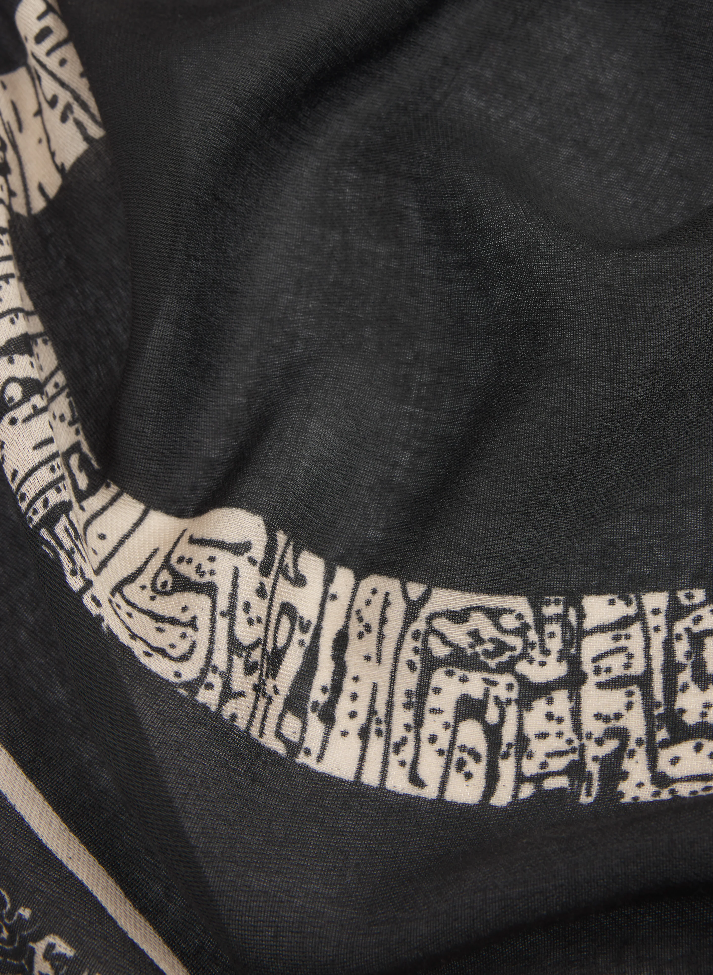 Abstract Print Scarf - Image 2