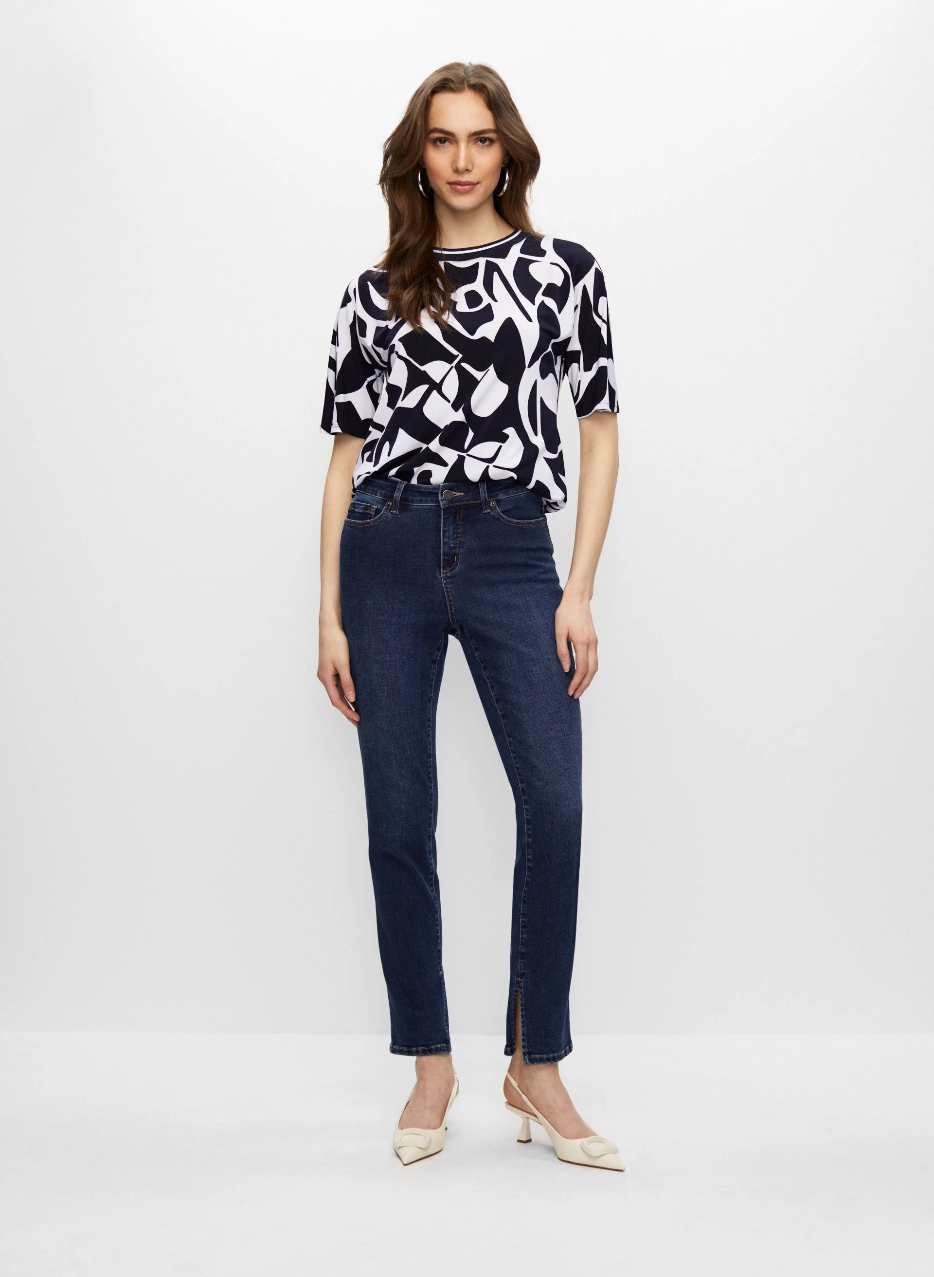 Abstract Print Top - Image 4
