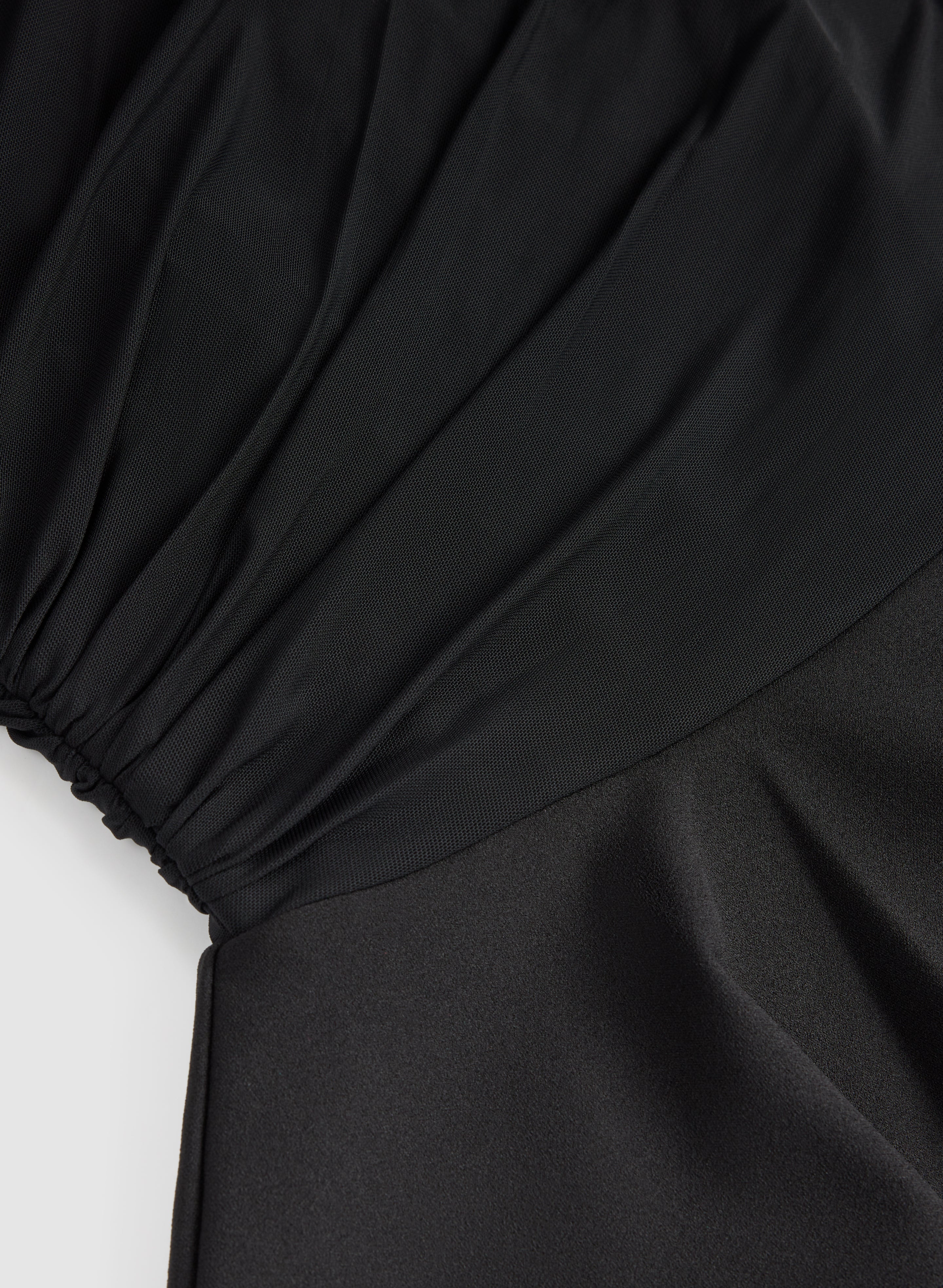 Adrianna Papell - Asymmetric Peplum Detail Dress - Image 6