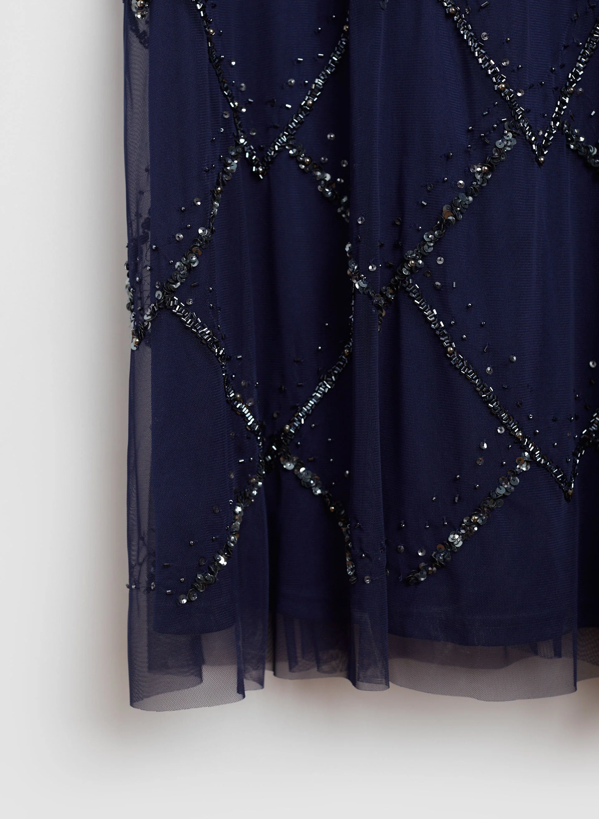 Adrianna Papell - Beaded Mesh Gown - Image 7