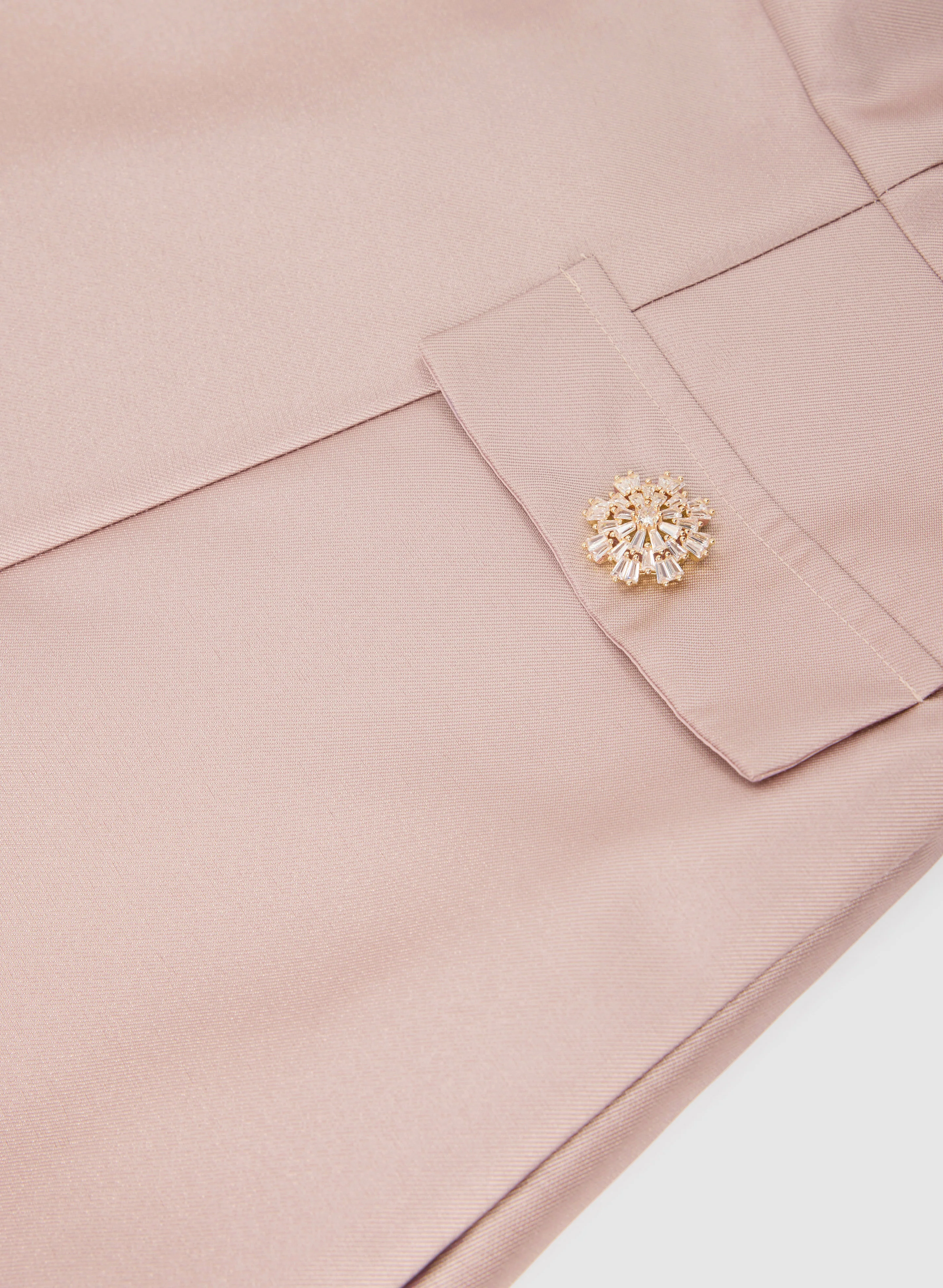 Adrianna Papell - Jeweled Button Detail Dress - Image 6