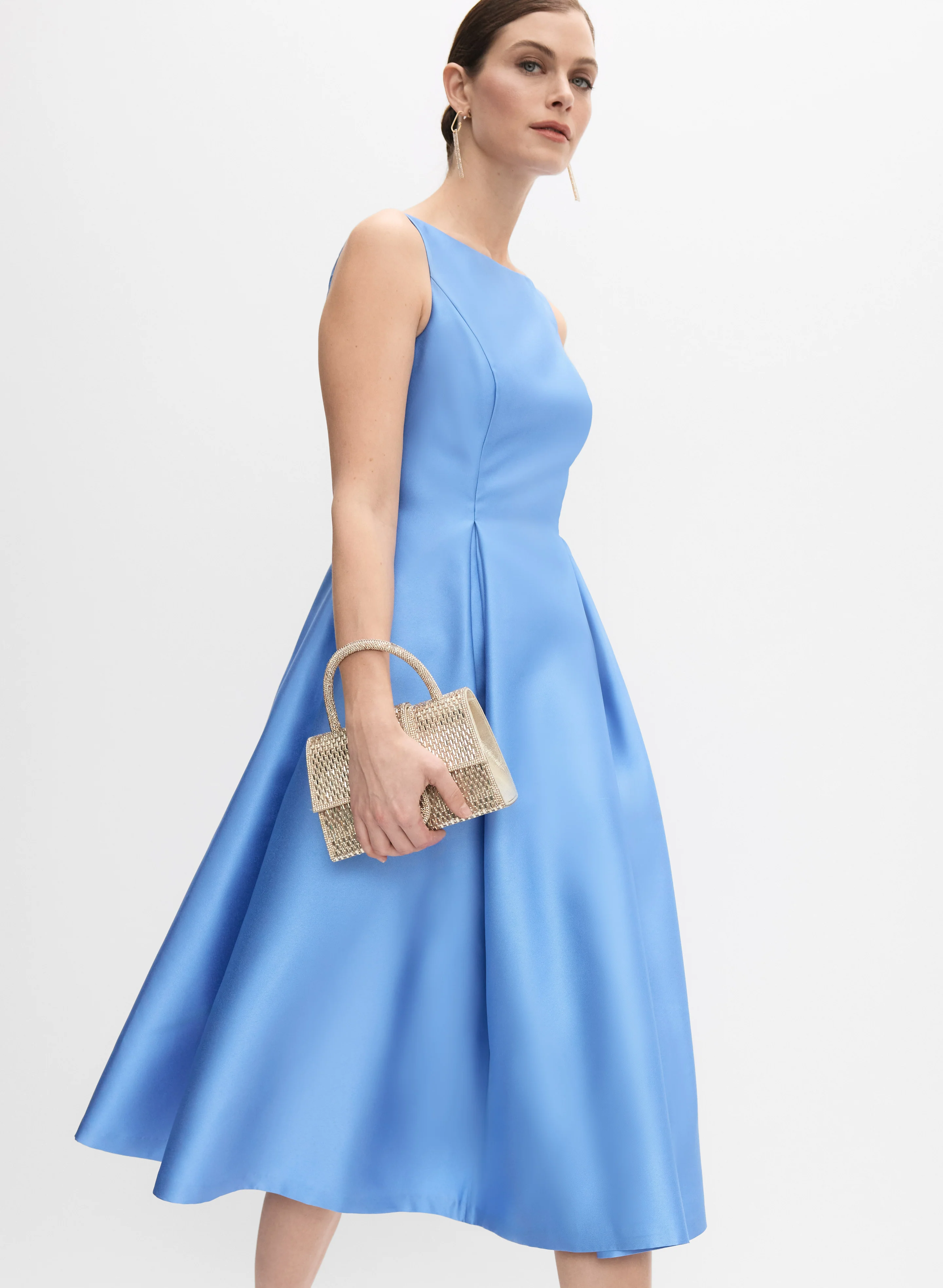 Adrianna Papell - Mikado Fit & Flare Dress - Image 4