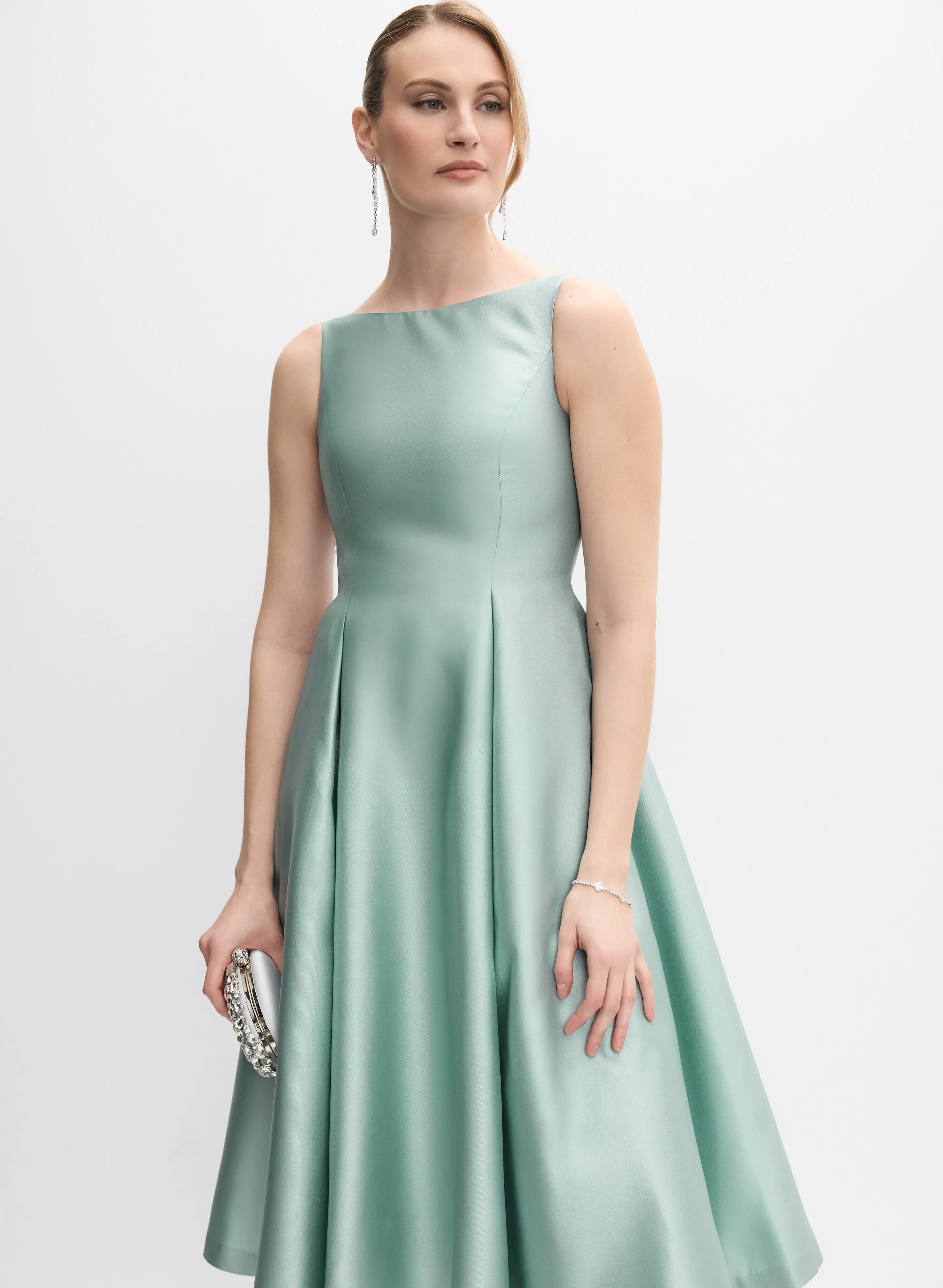 Adrianna Papell - Mikado Fit & Flare Dress - Image 4