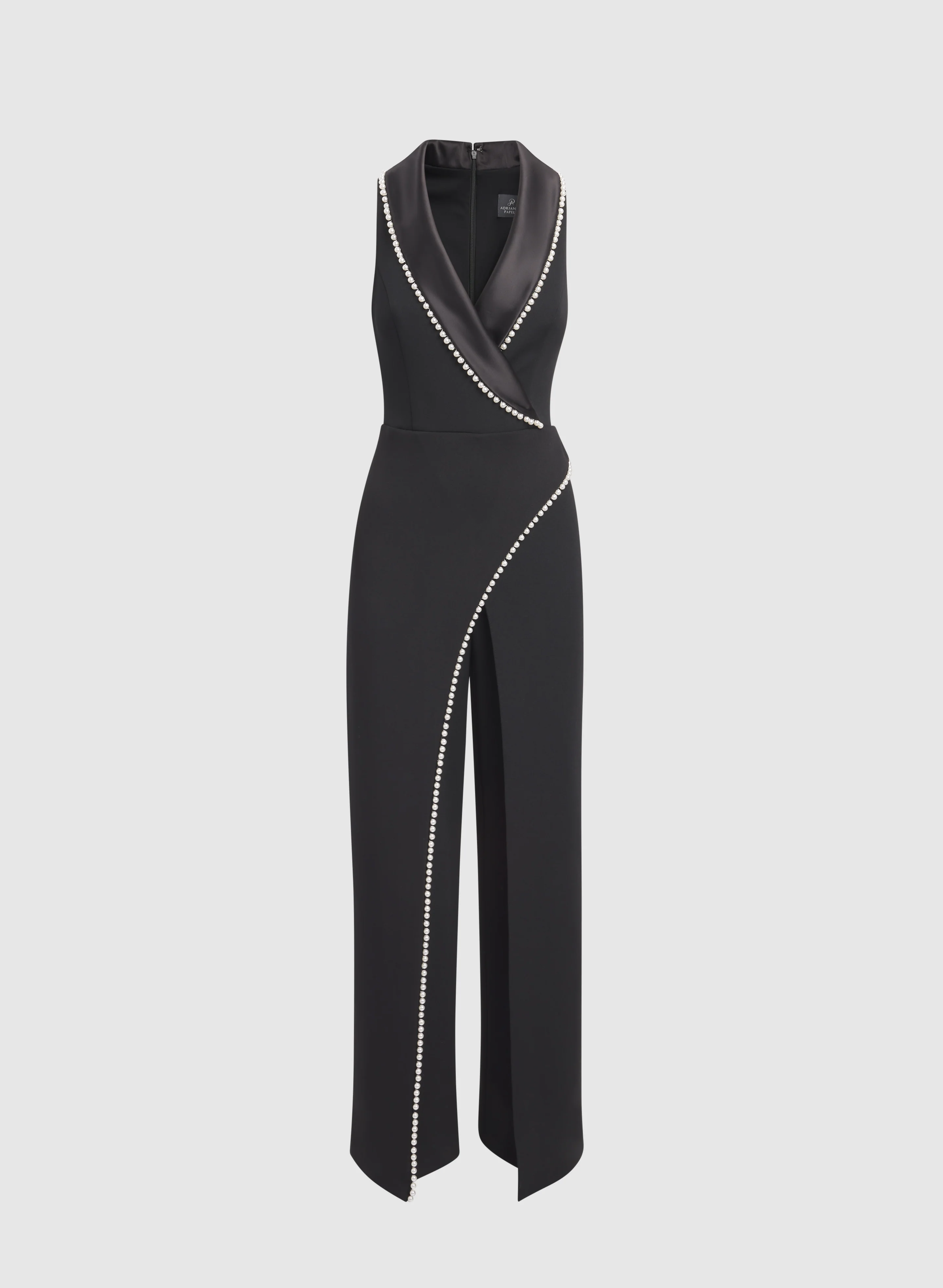 Adrianna Papell - Pearl Trim Jumpsuit - Image 5