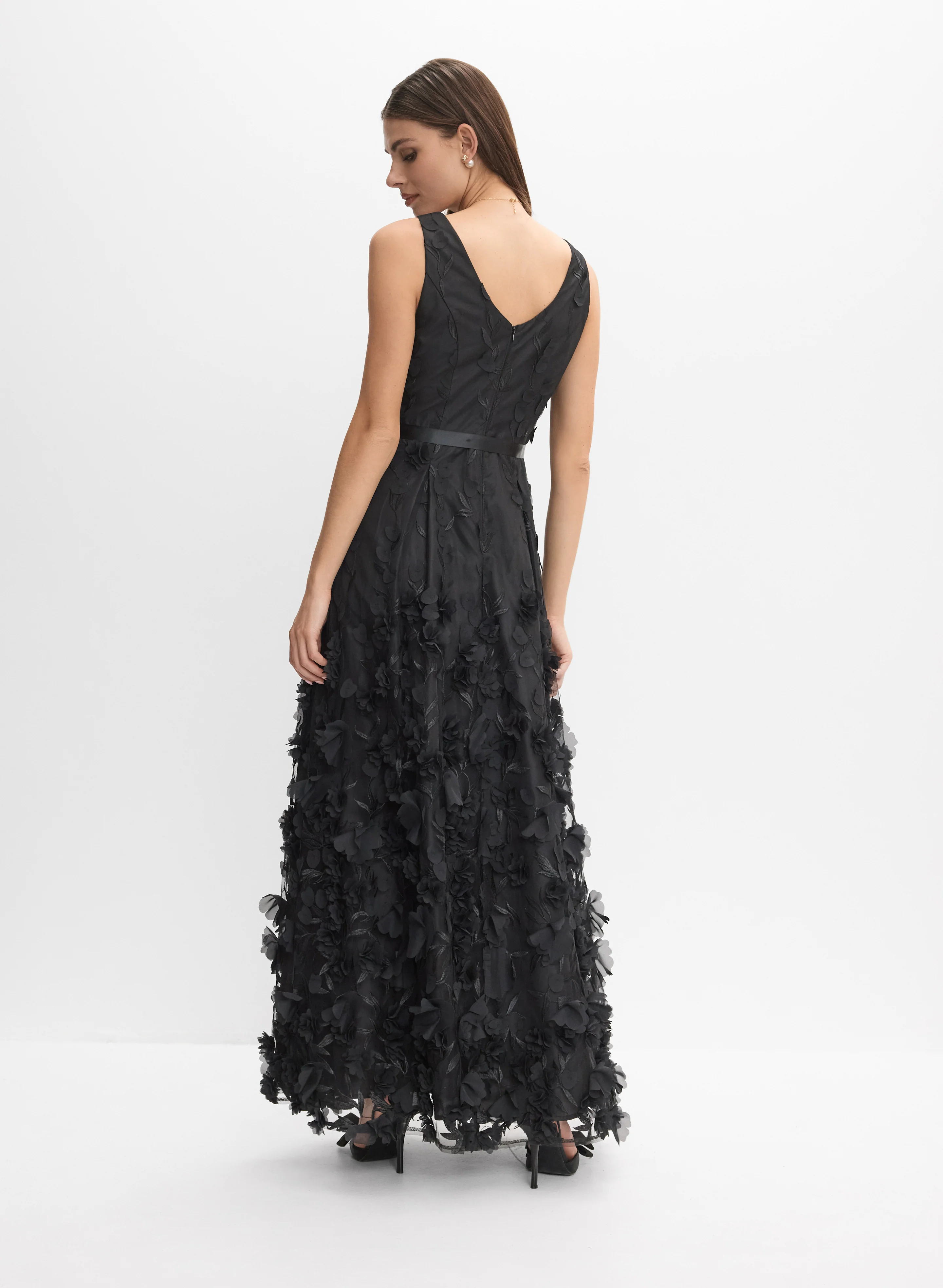 Alex Evenings - 3D Floral Dress - Image 4