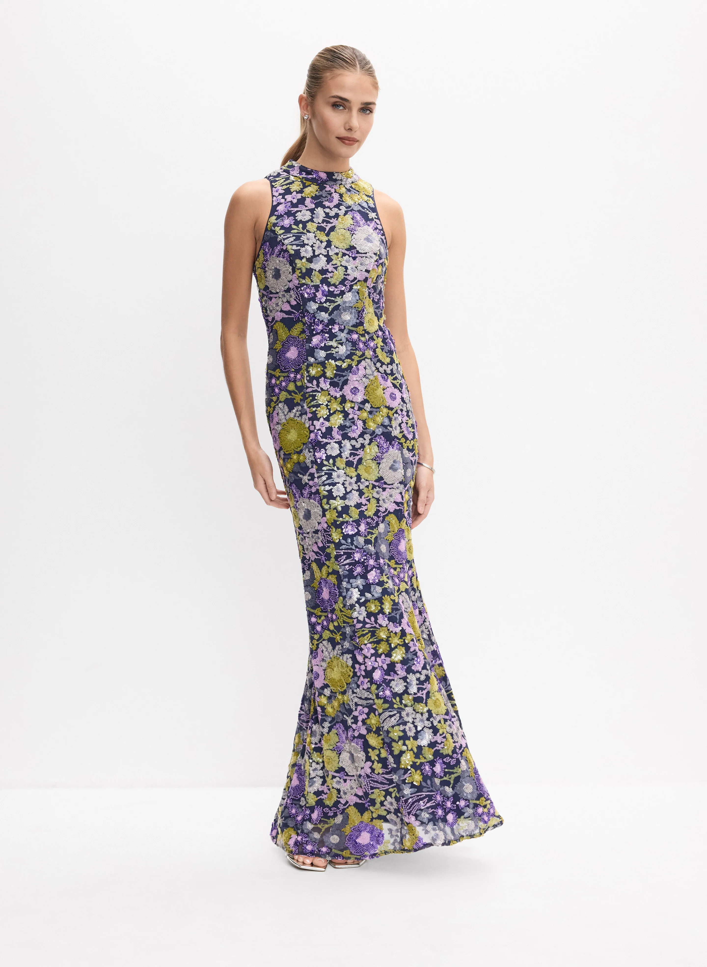 Alex Evenings - Floral Sequin Dress
