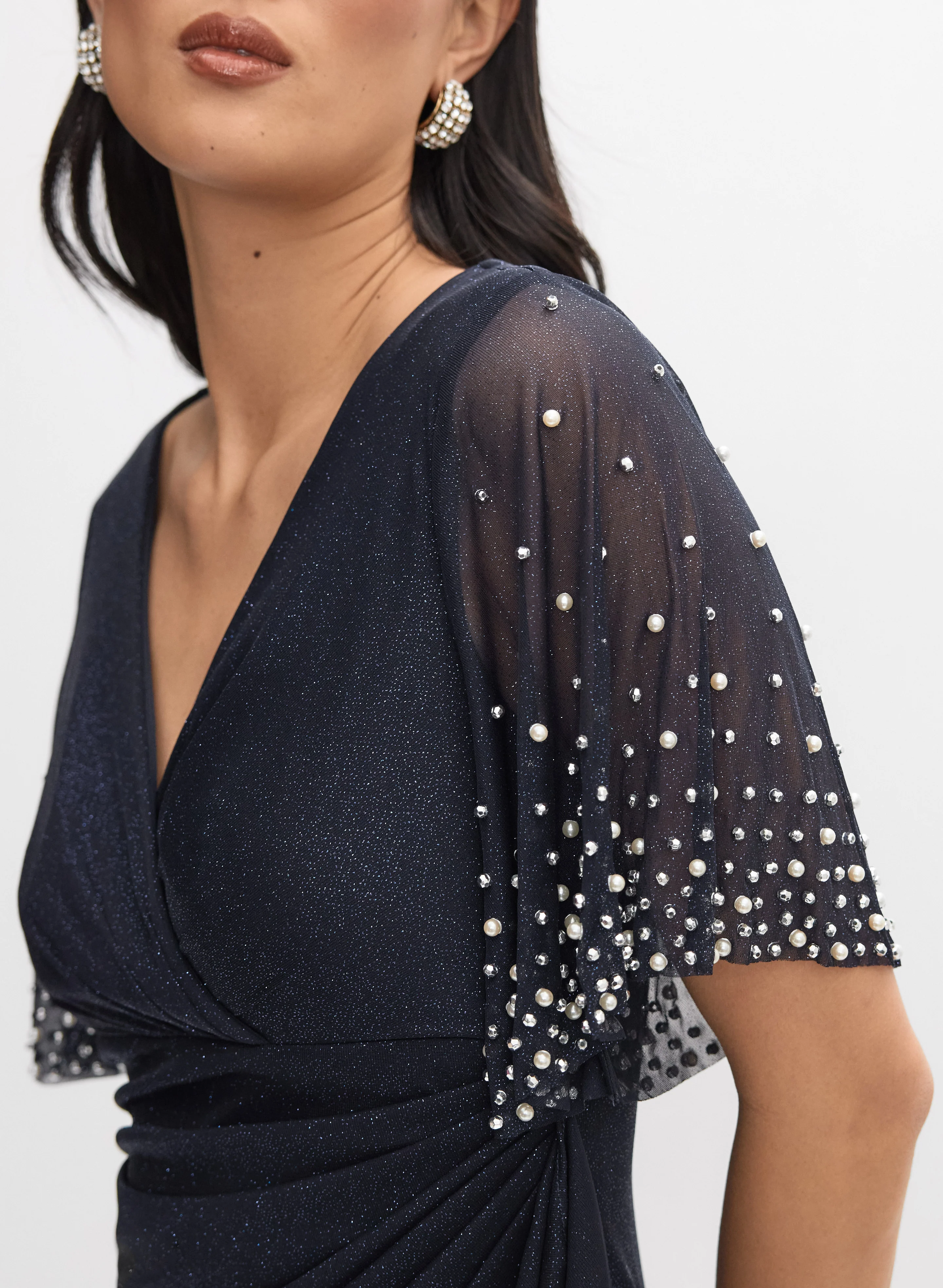 Alex Evenings - Pearl Shimmer Dress - Image 3