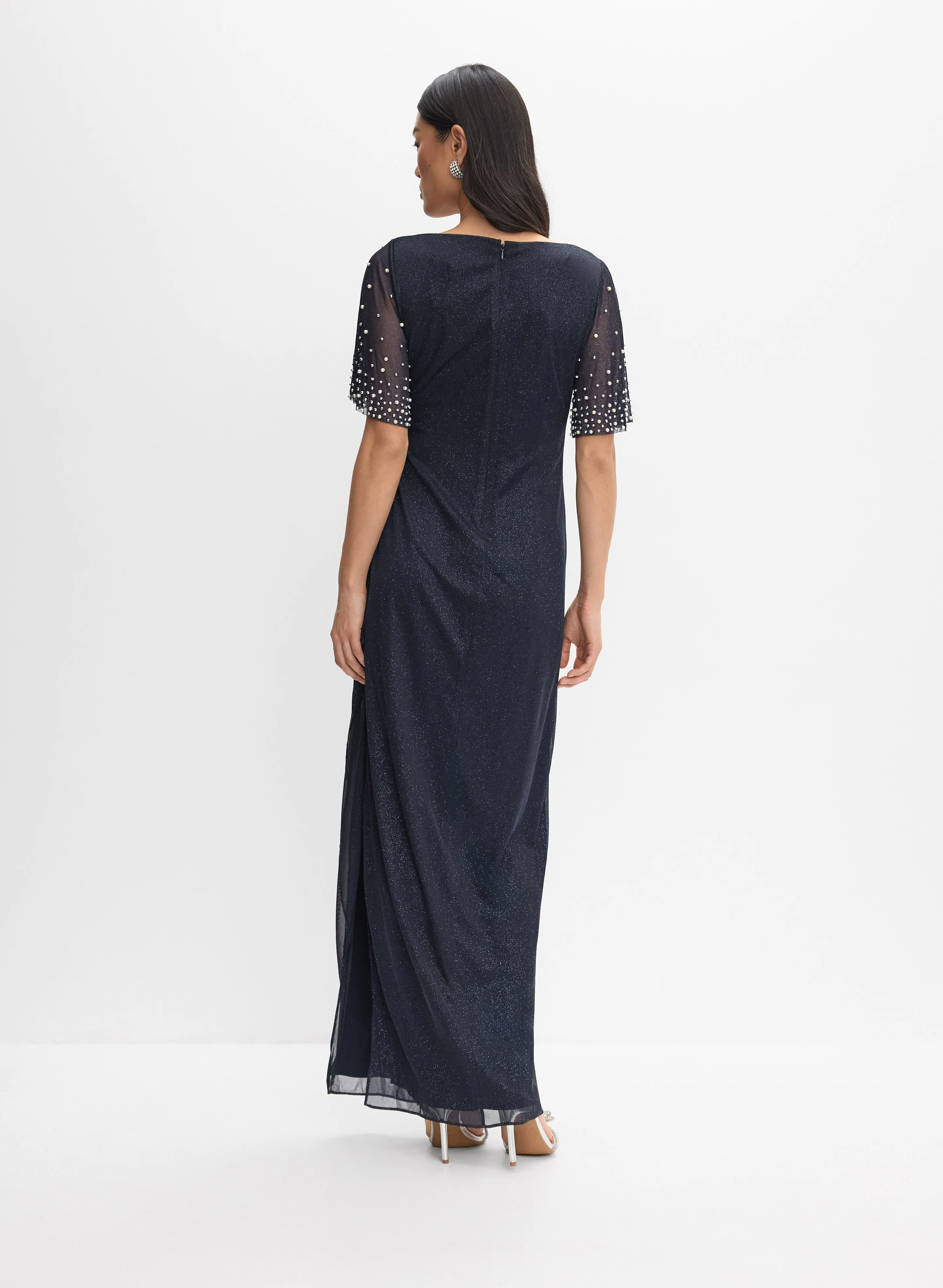 Alex Evenings - Pearl Shimmer Dress - Image 4