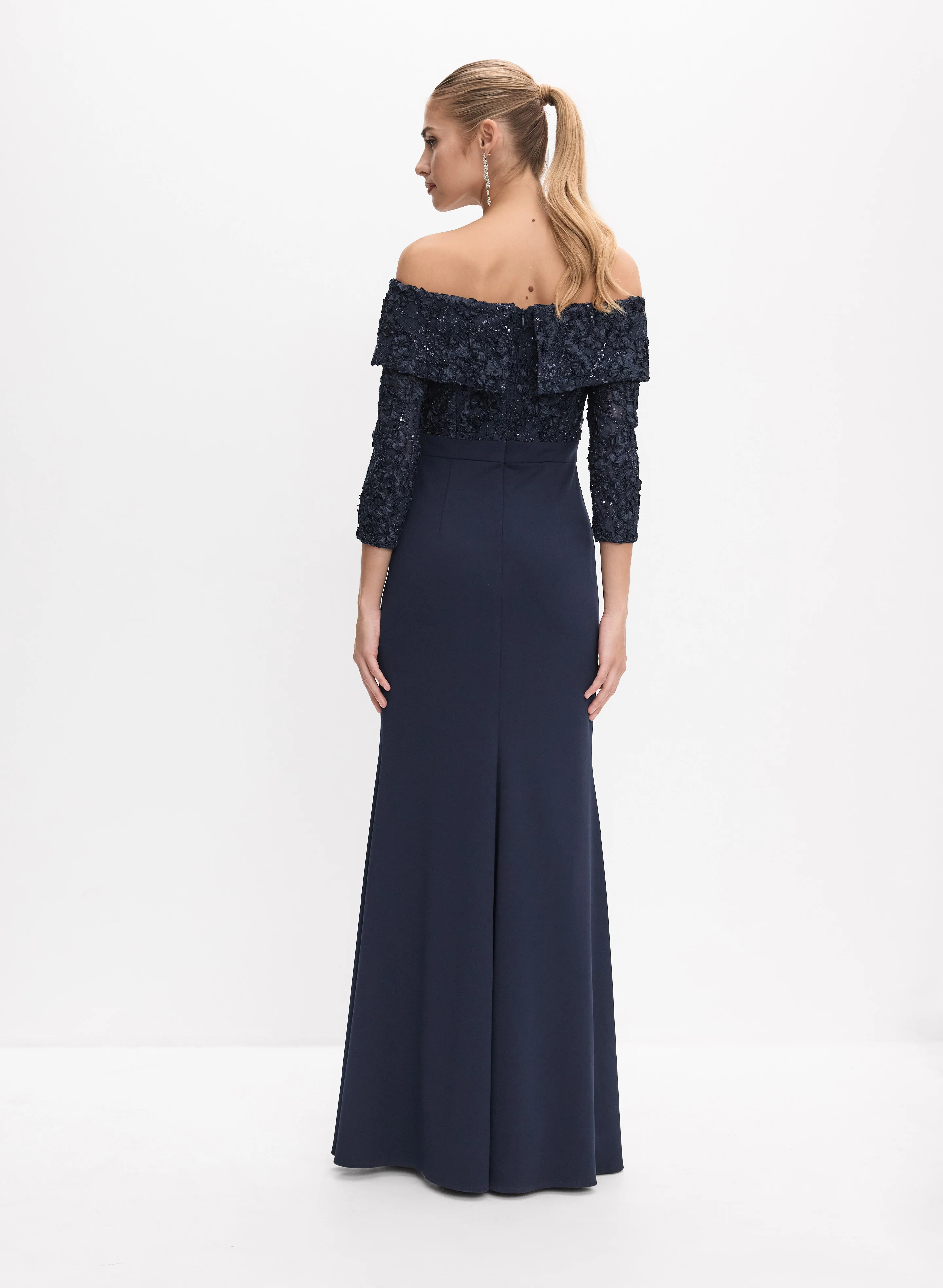 Alex Evenings - Soutache Upper Dress - Image 5