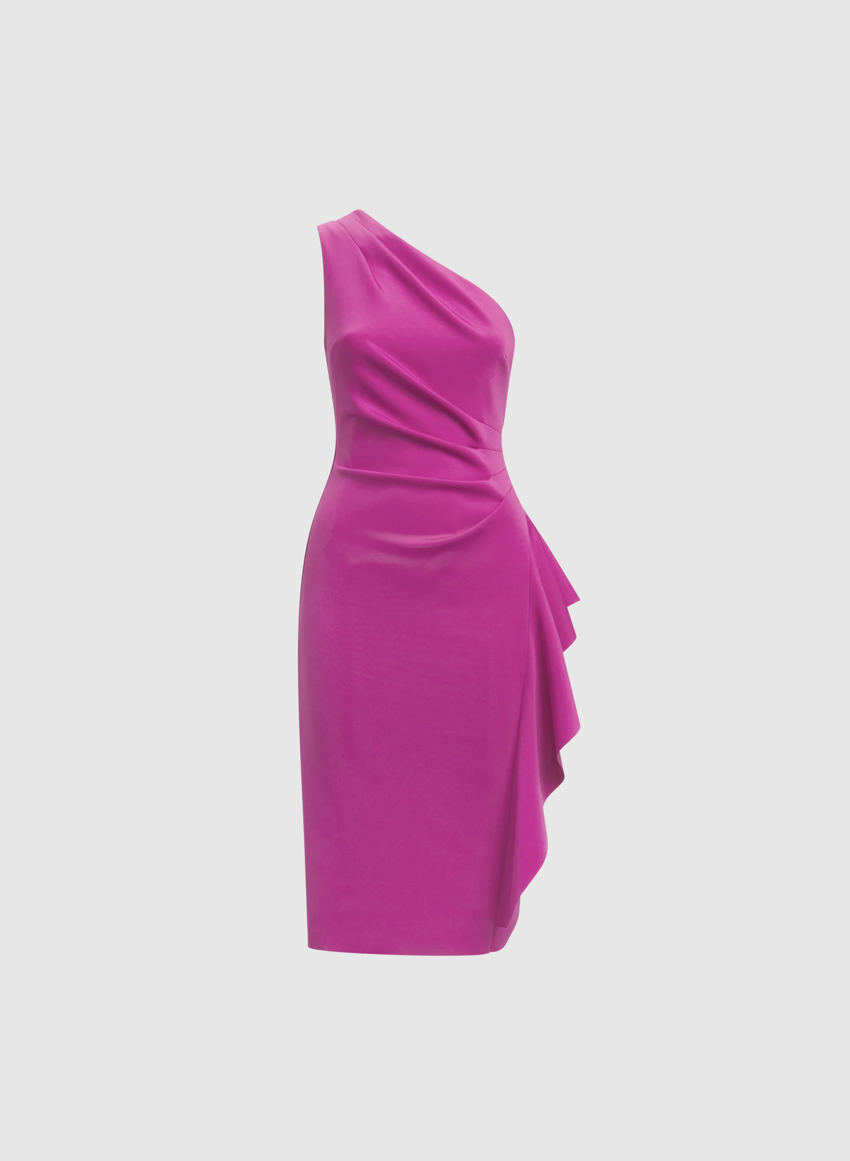 Asymmetric Waterfall Flounce Dress - Image 6