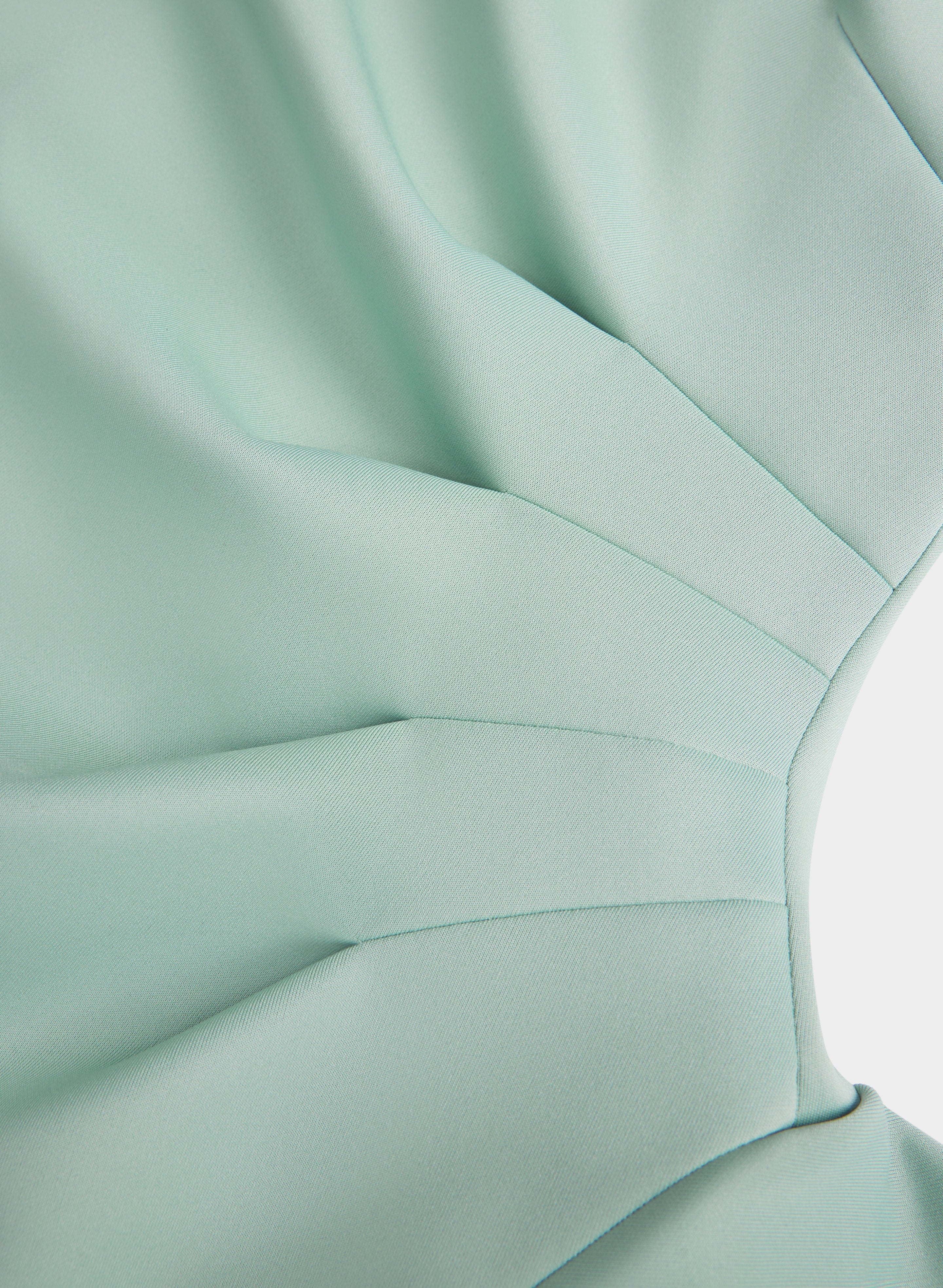 BA Nites - Asymmetric Waterfall Ruffle Dress - Image 7
