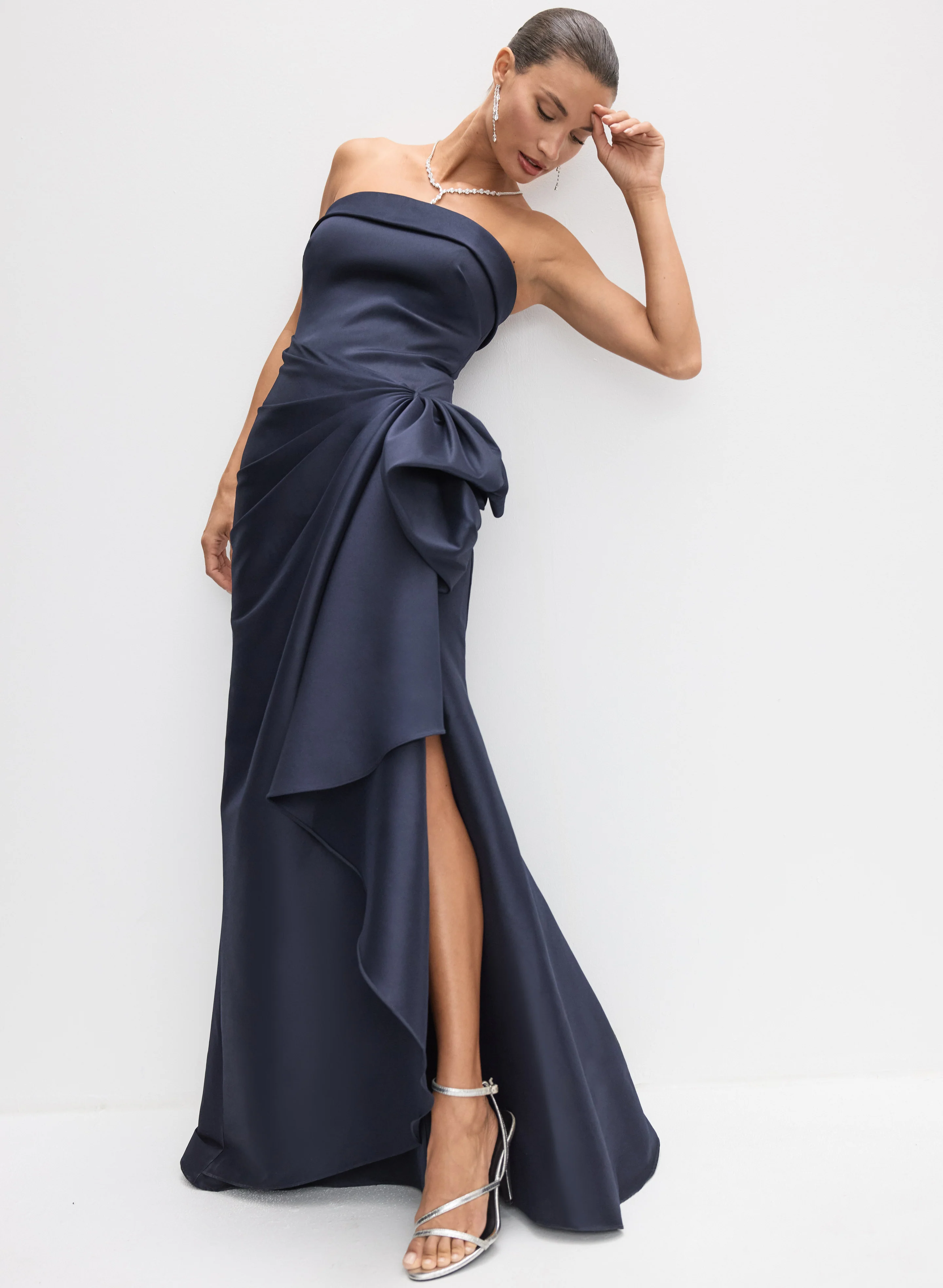 BA Nites - Mikado Bow Dress - Image 10