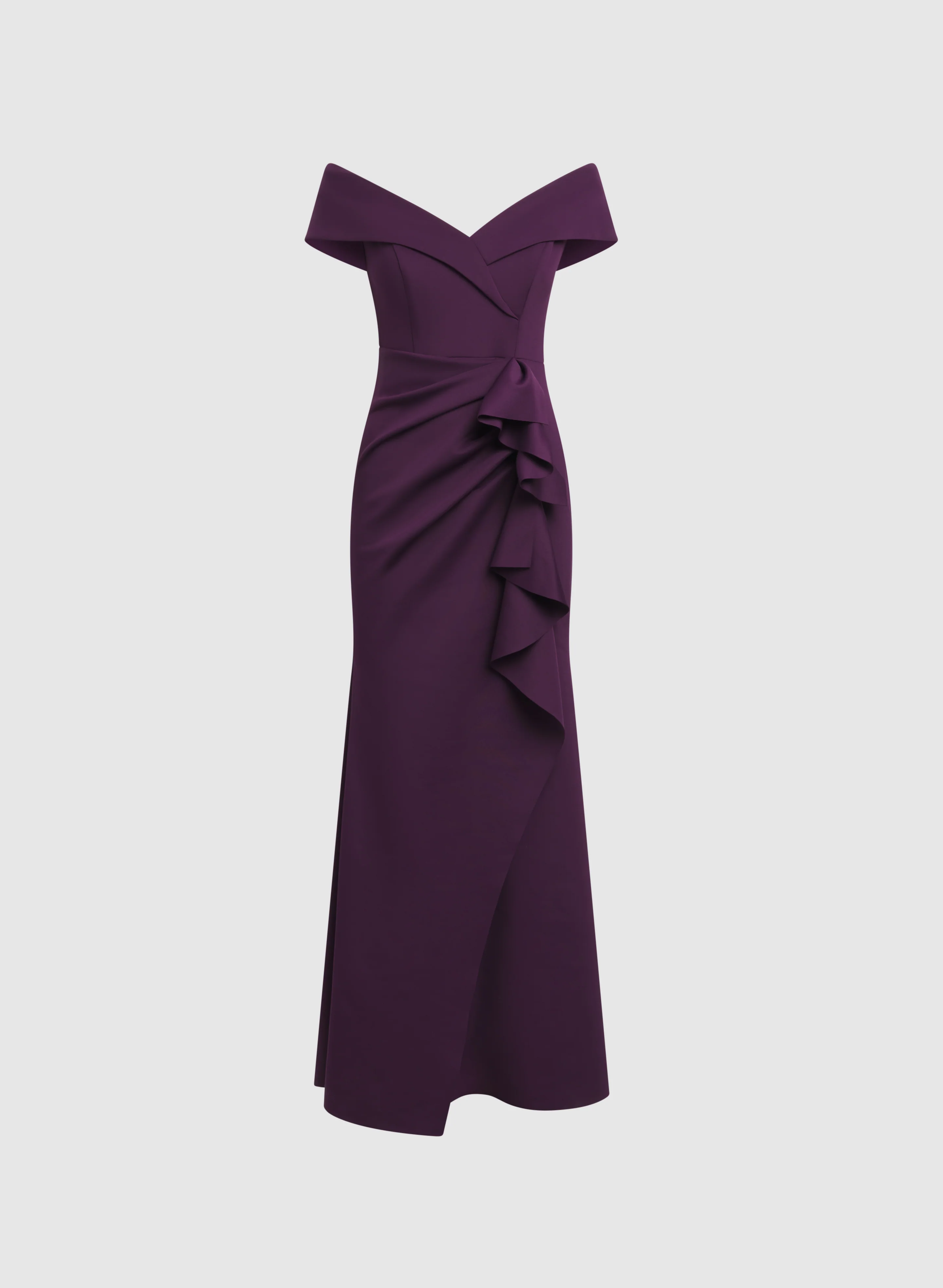 BA Nites - Off-The-Shoulder Ruffle Dress - Image 7