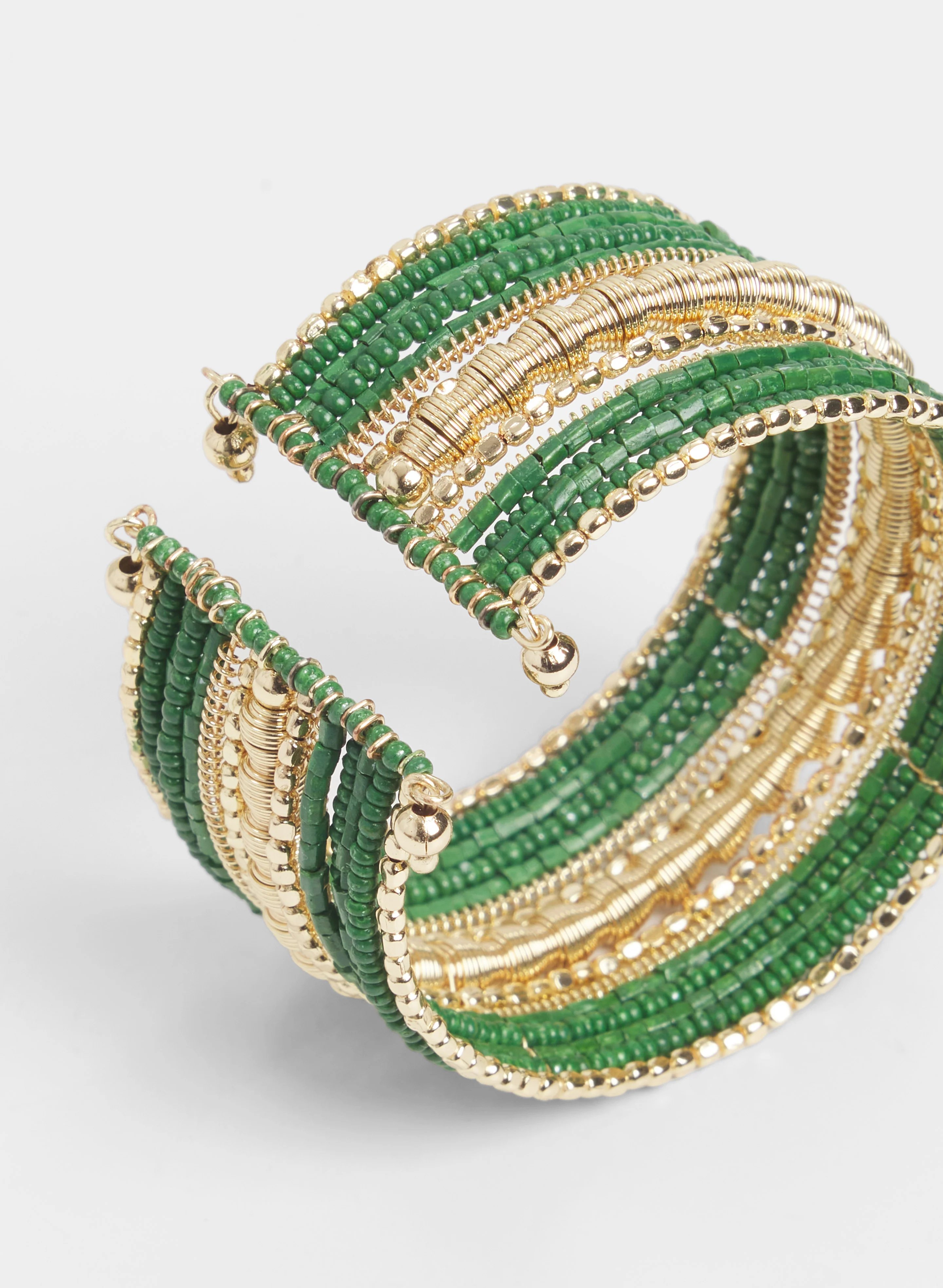 Bead Cuff Bracelet - Image 2
