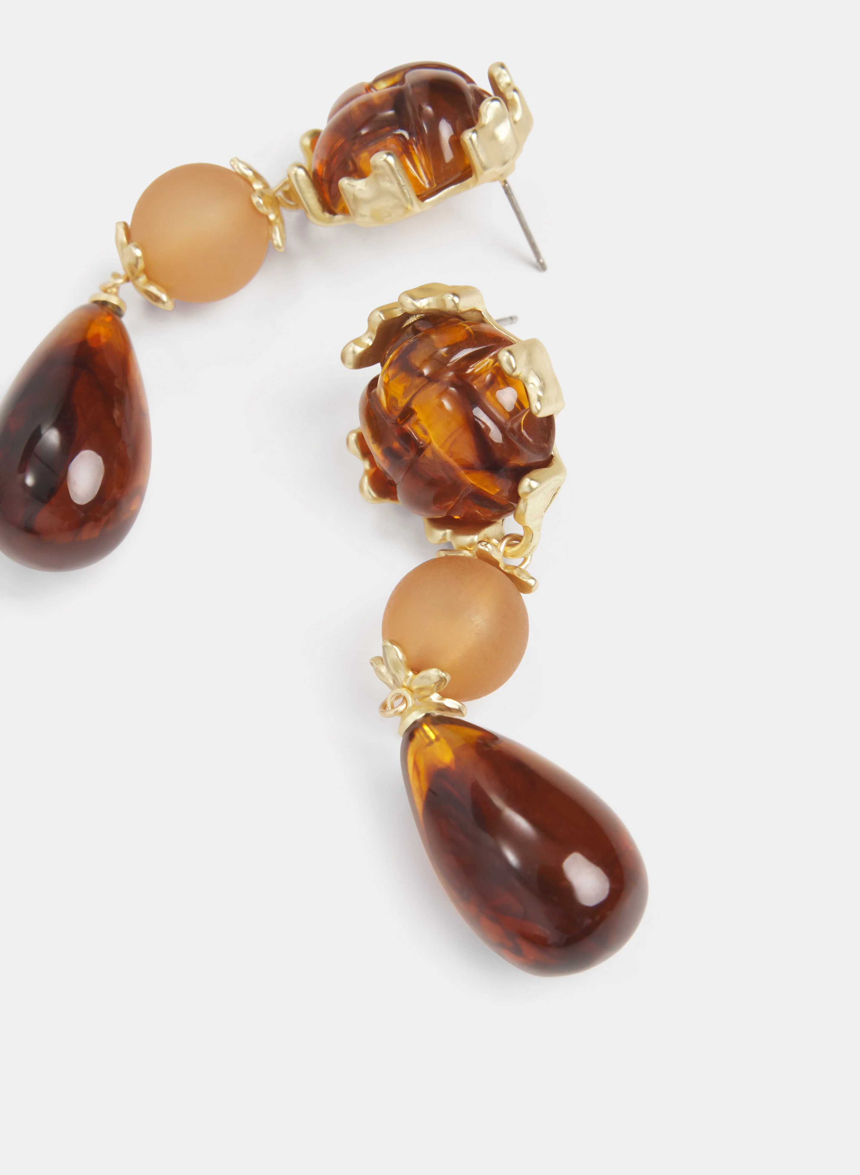 Bead Drop Earrings - Image 2