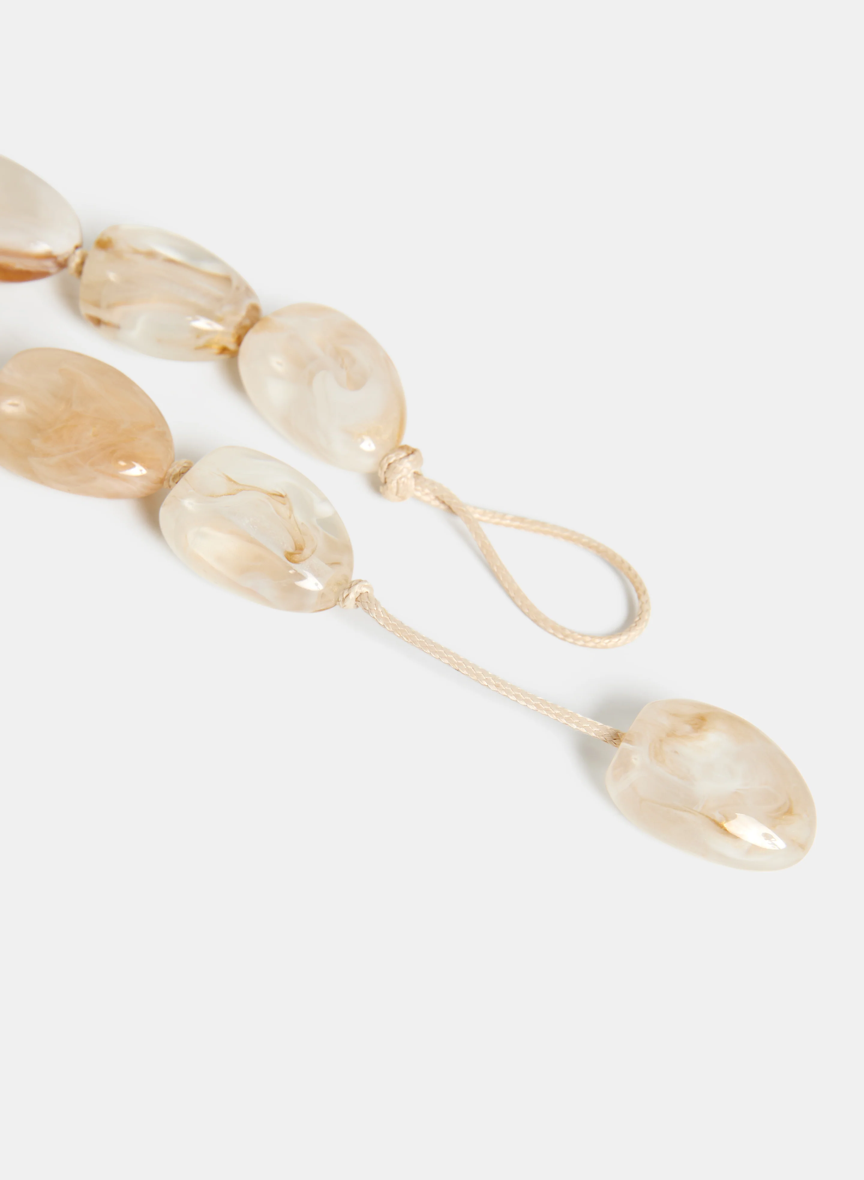 Beaded Resin Necklace - Image 2