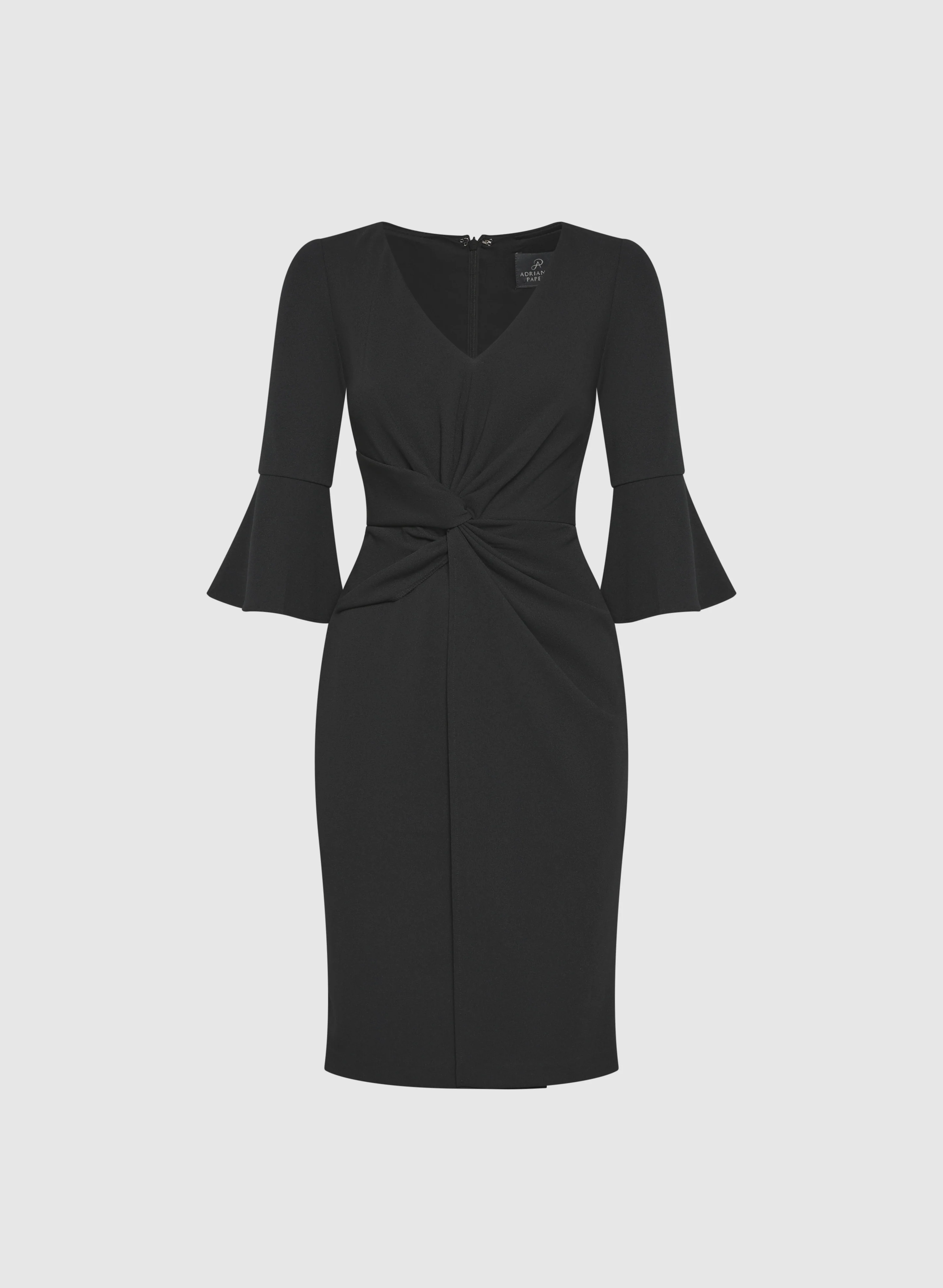Adrianna Papell - Bell Sleeve Jersey Dress - Image 6