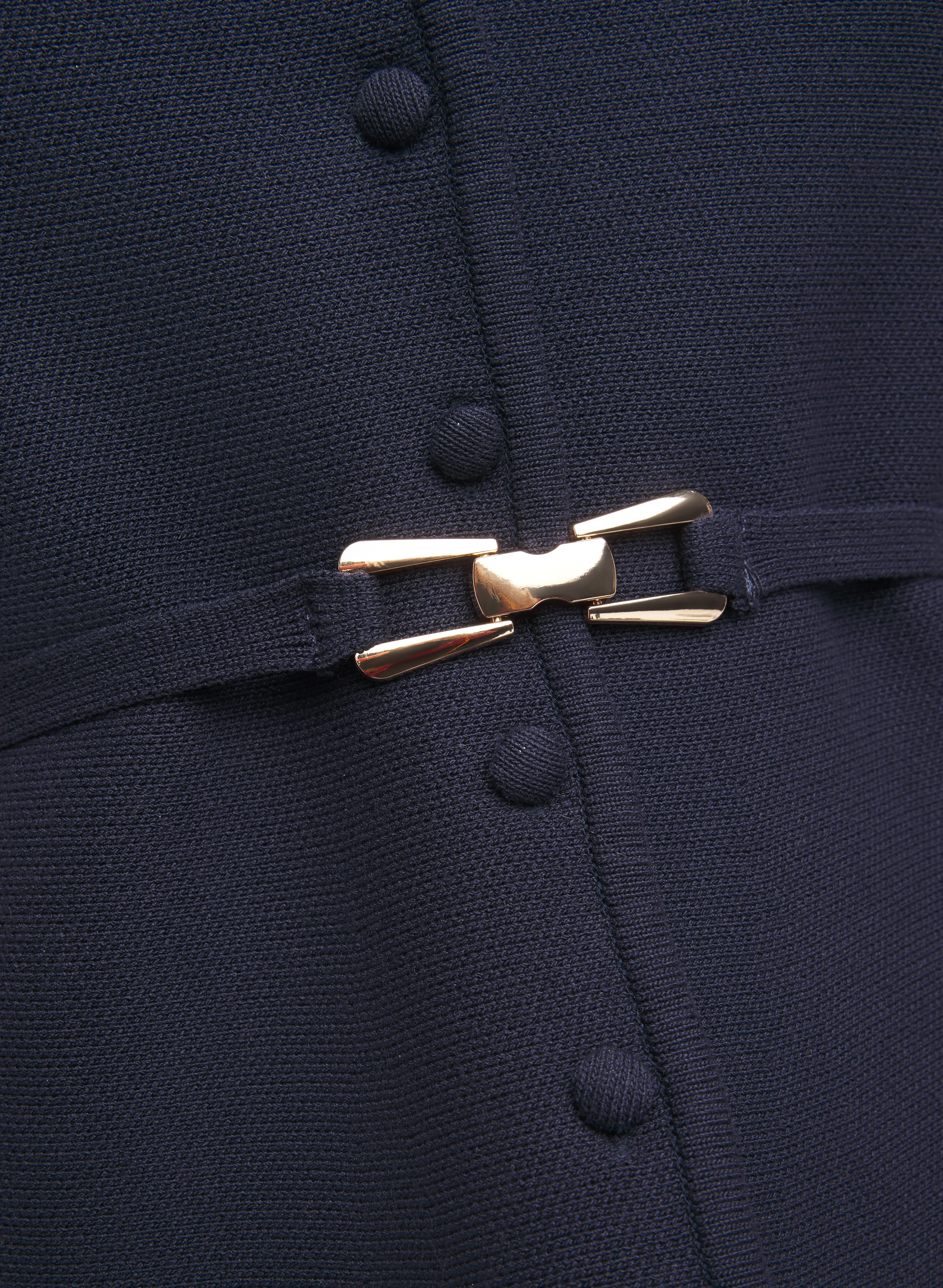 Belted Polo Cardigan - Image 7