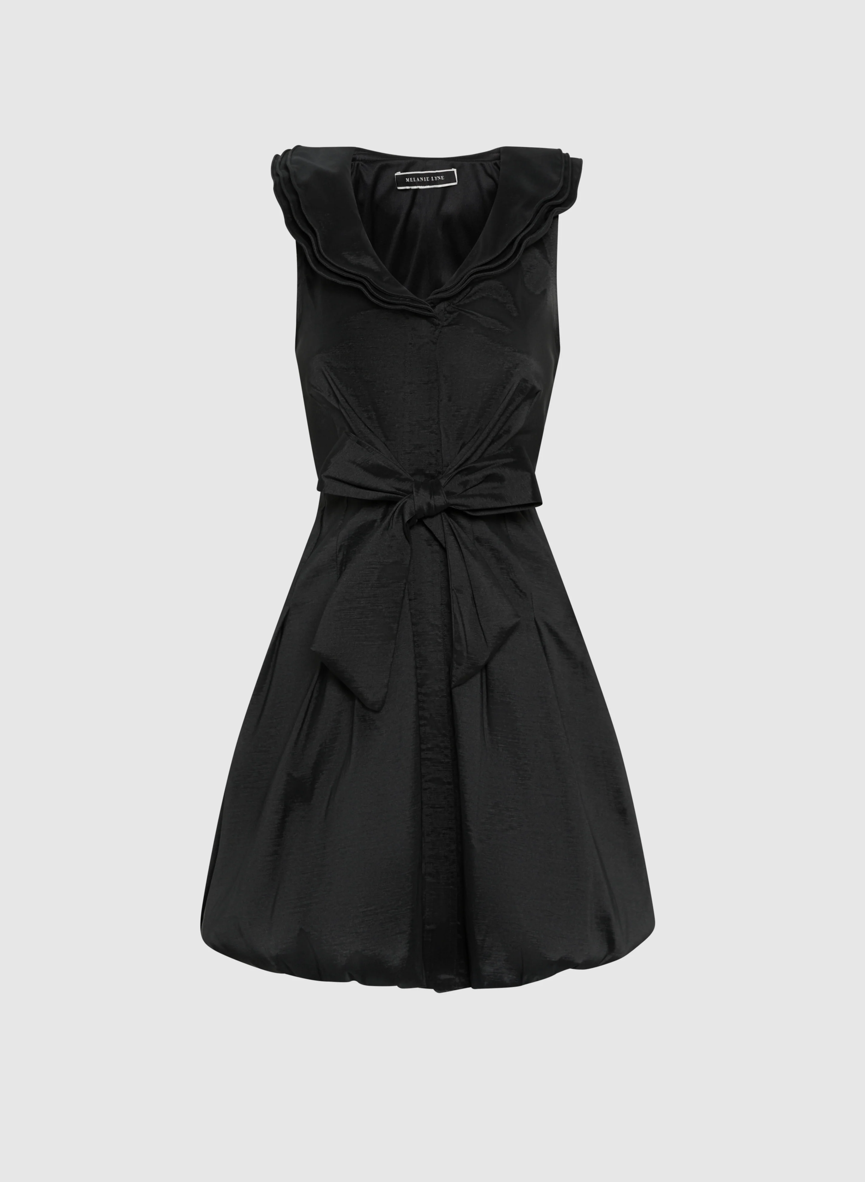 Belted Taffeta Dress - Image 6
