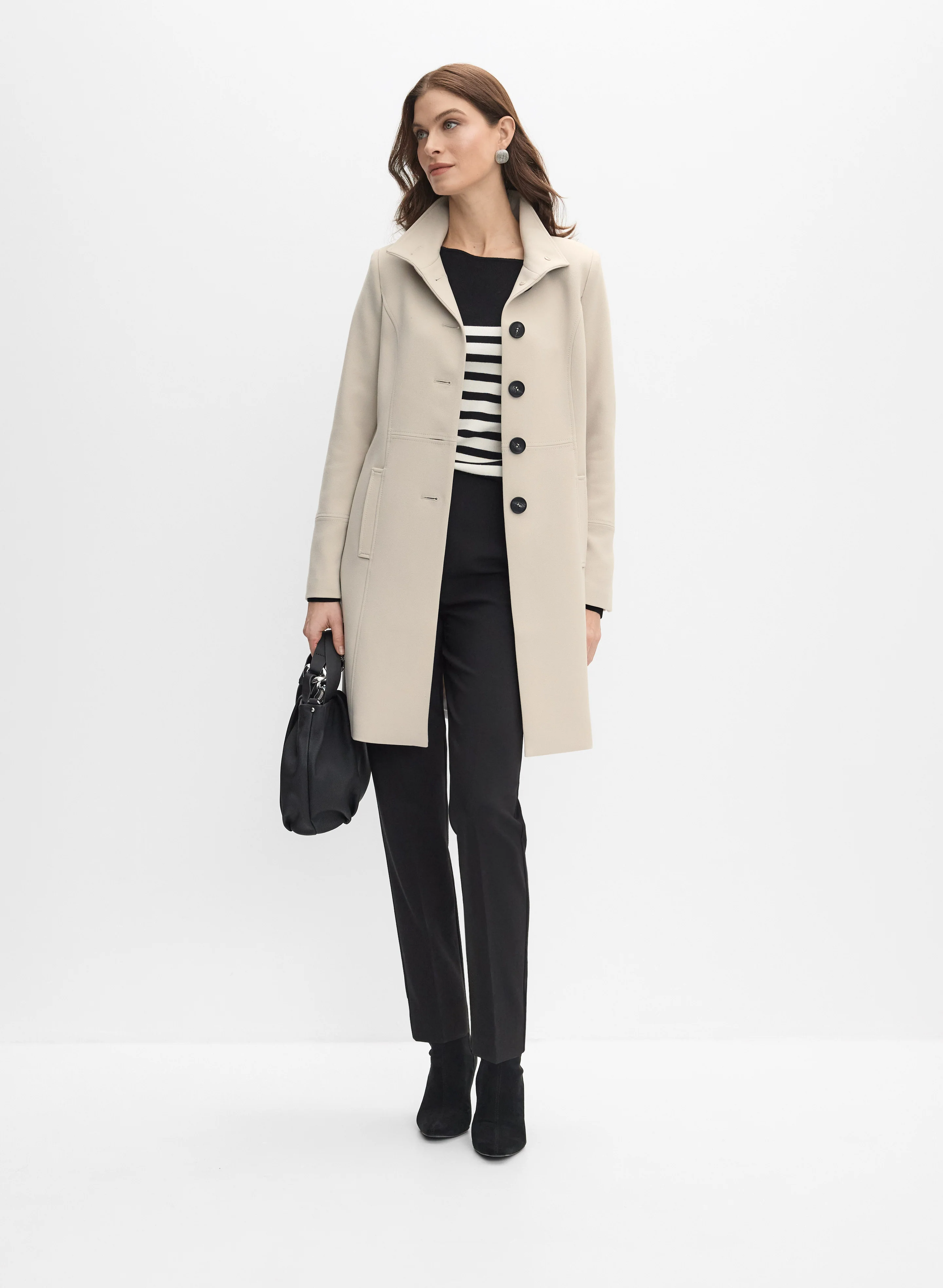Button Closure Coat - Image 3