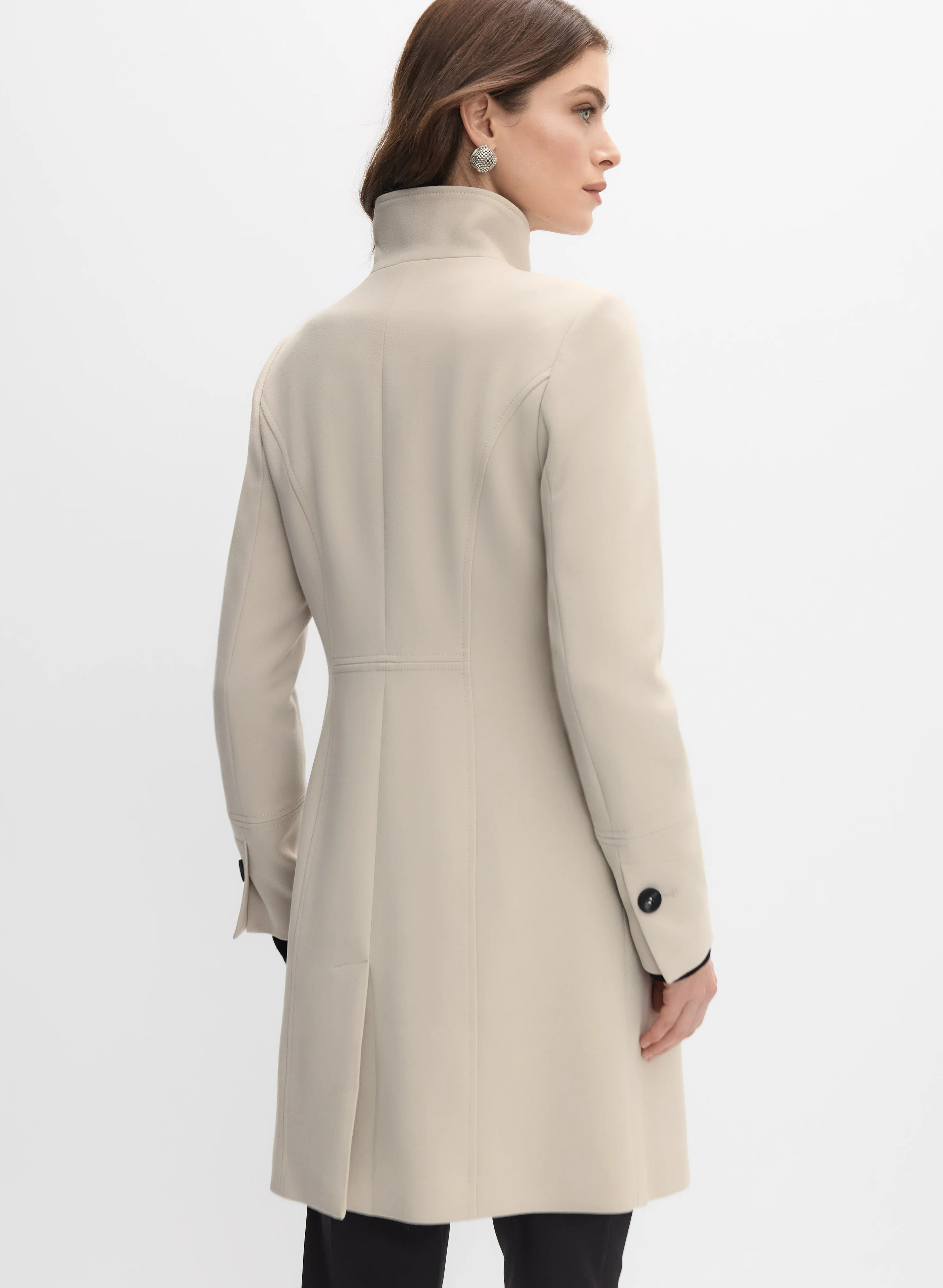 Button Closure Coat - Image 4