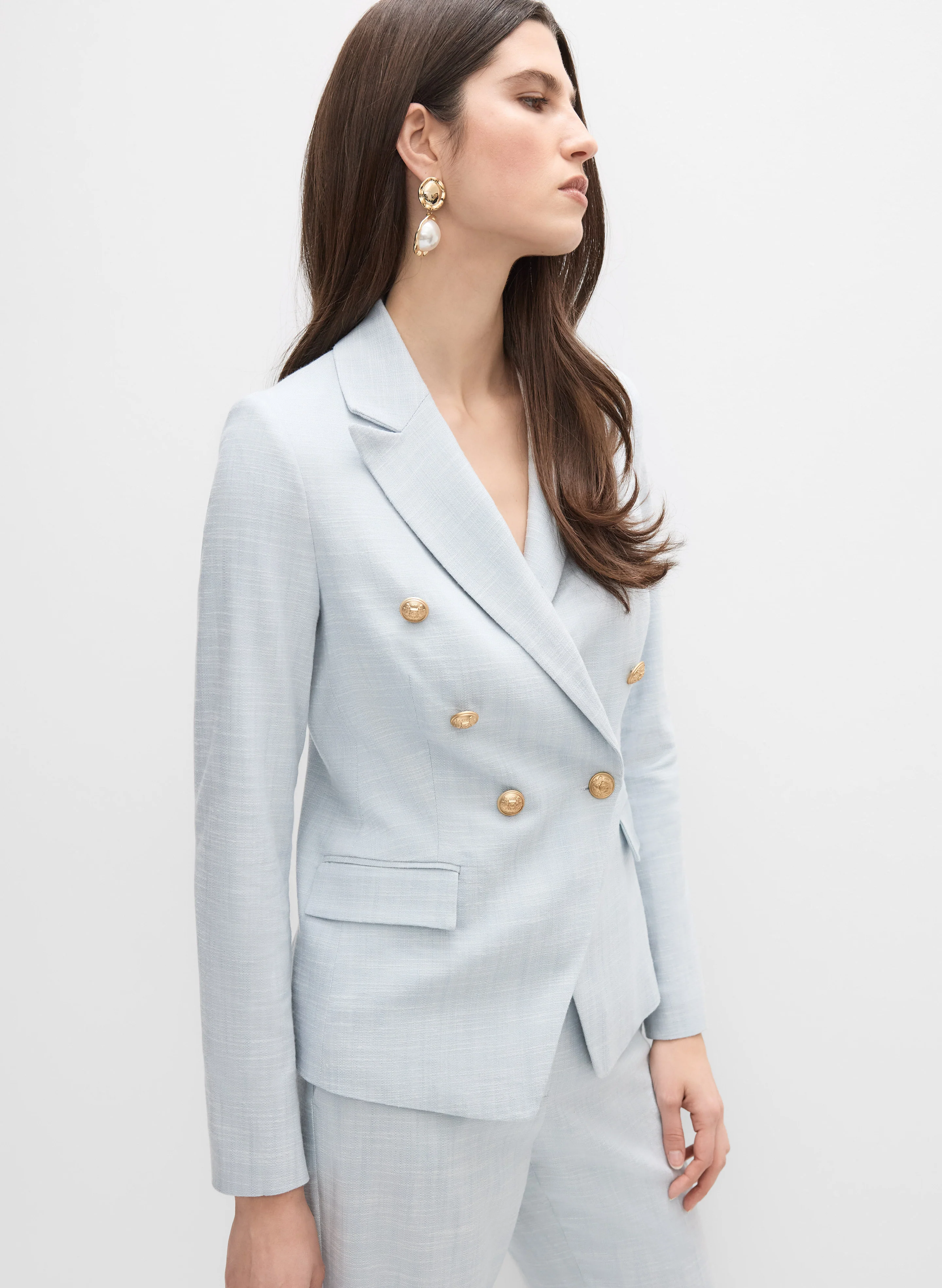 Button Detail Blazer - Image 5