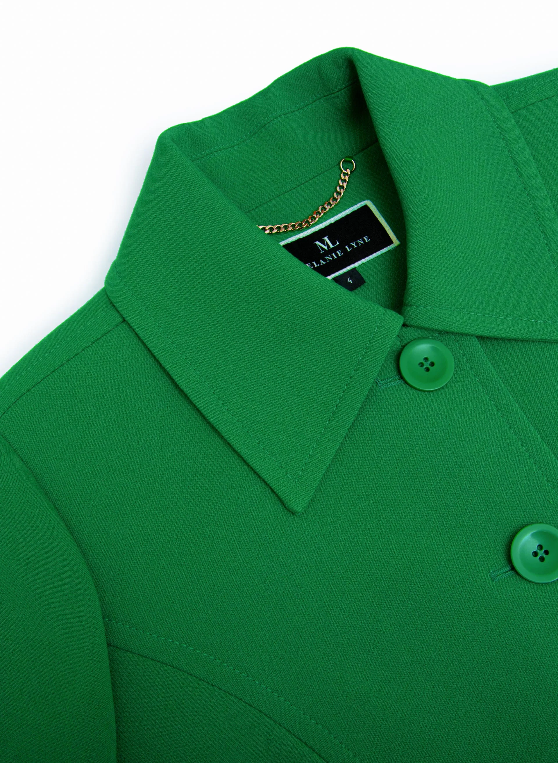 Button Detail Trench Coat - Image 6