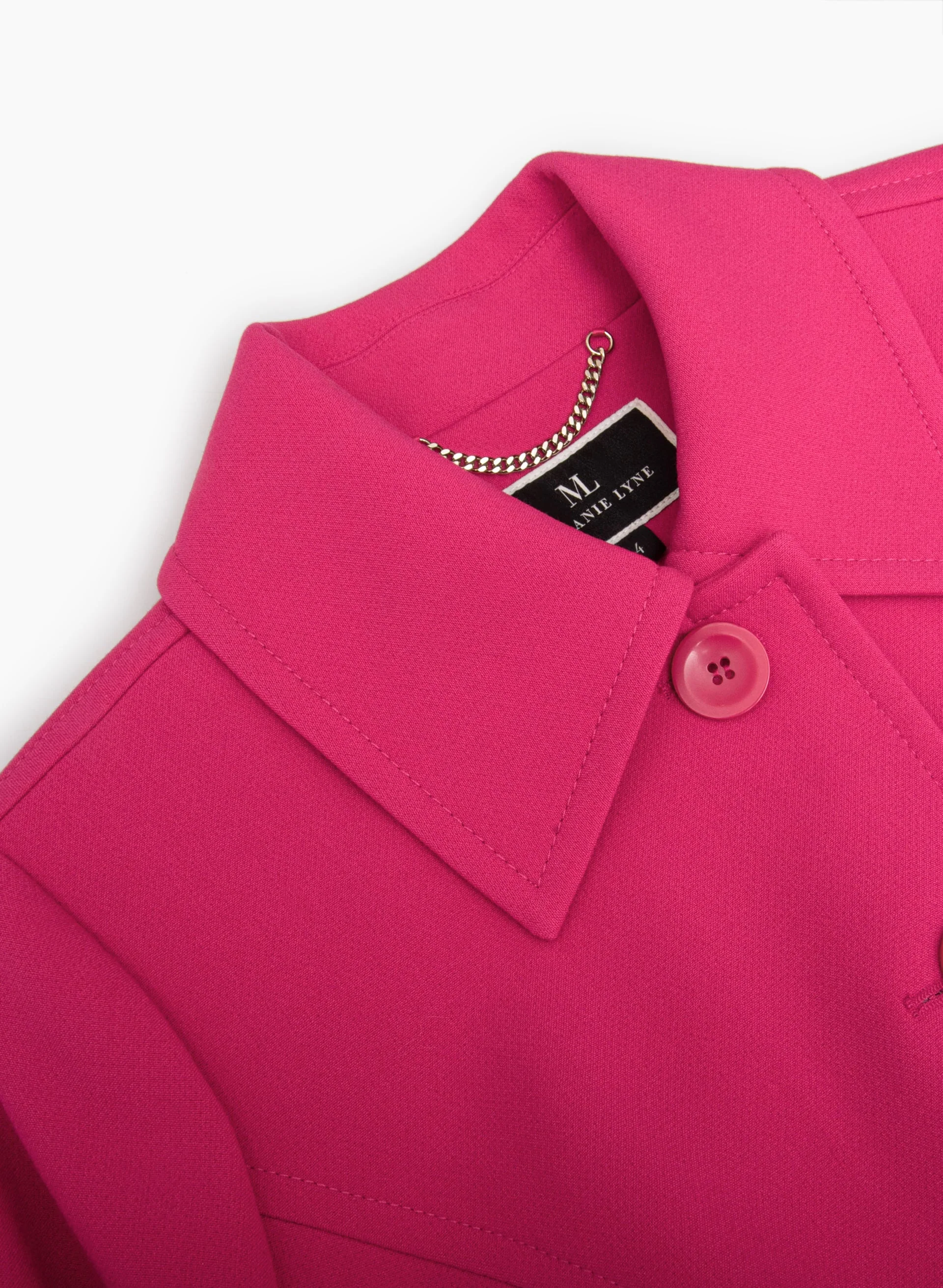 Button Detail Trench Coat - Image 6