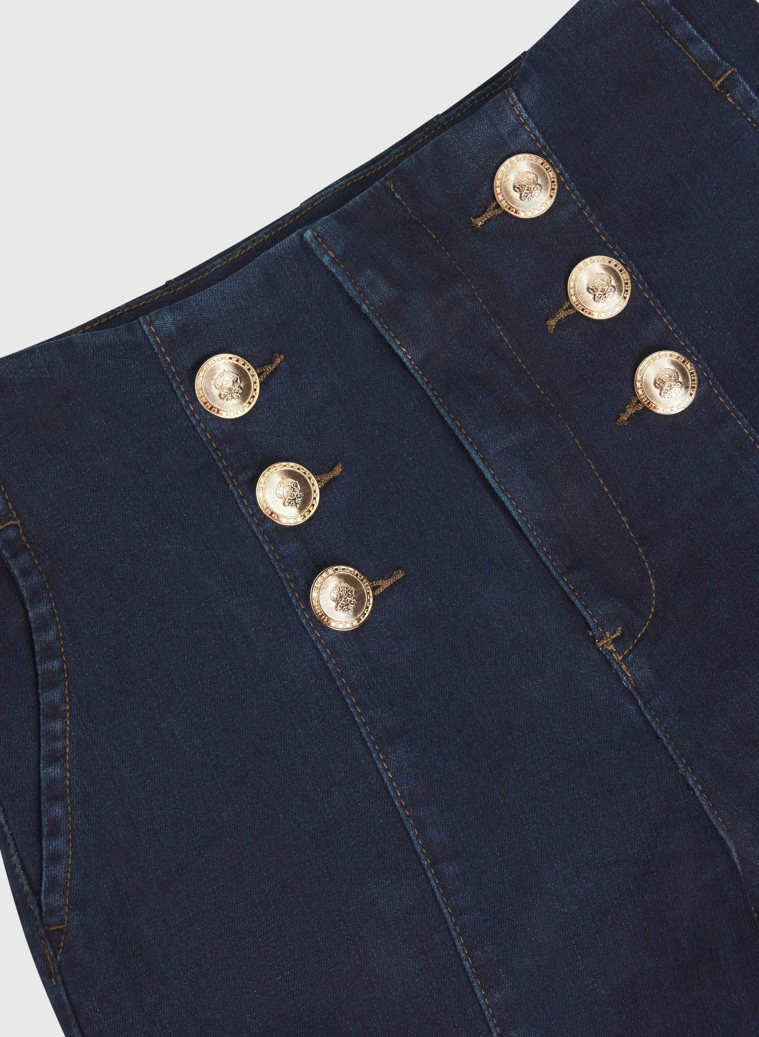 Button Detail Trouser Jeans - Image 6