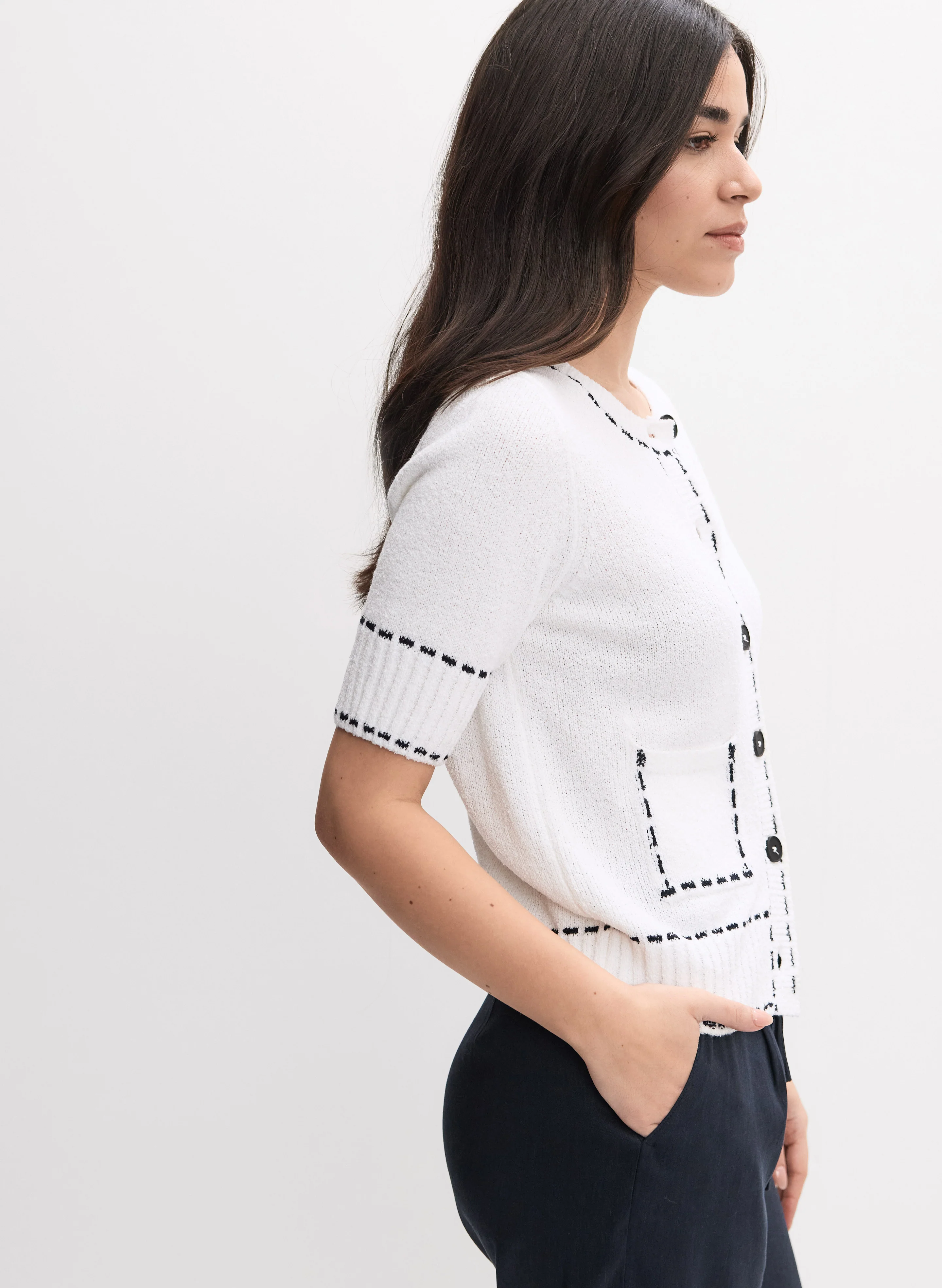 Button-Down Cardigan - Image 5