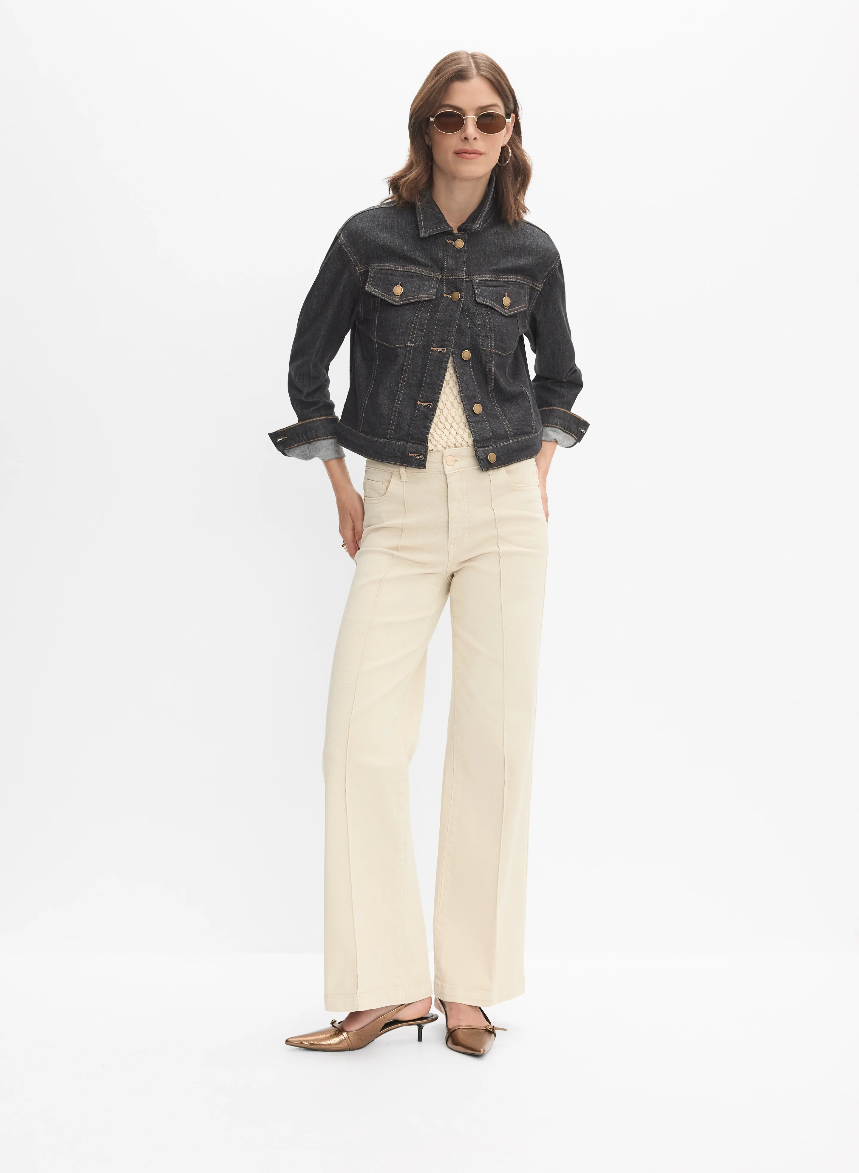 Button-Down Denim Jacket - Image 3