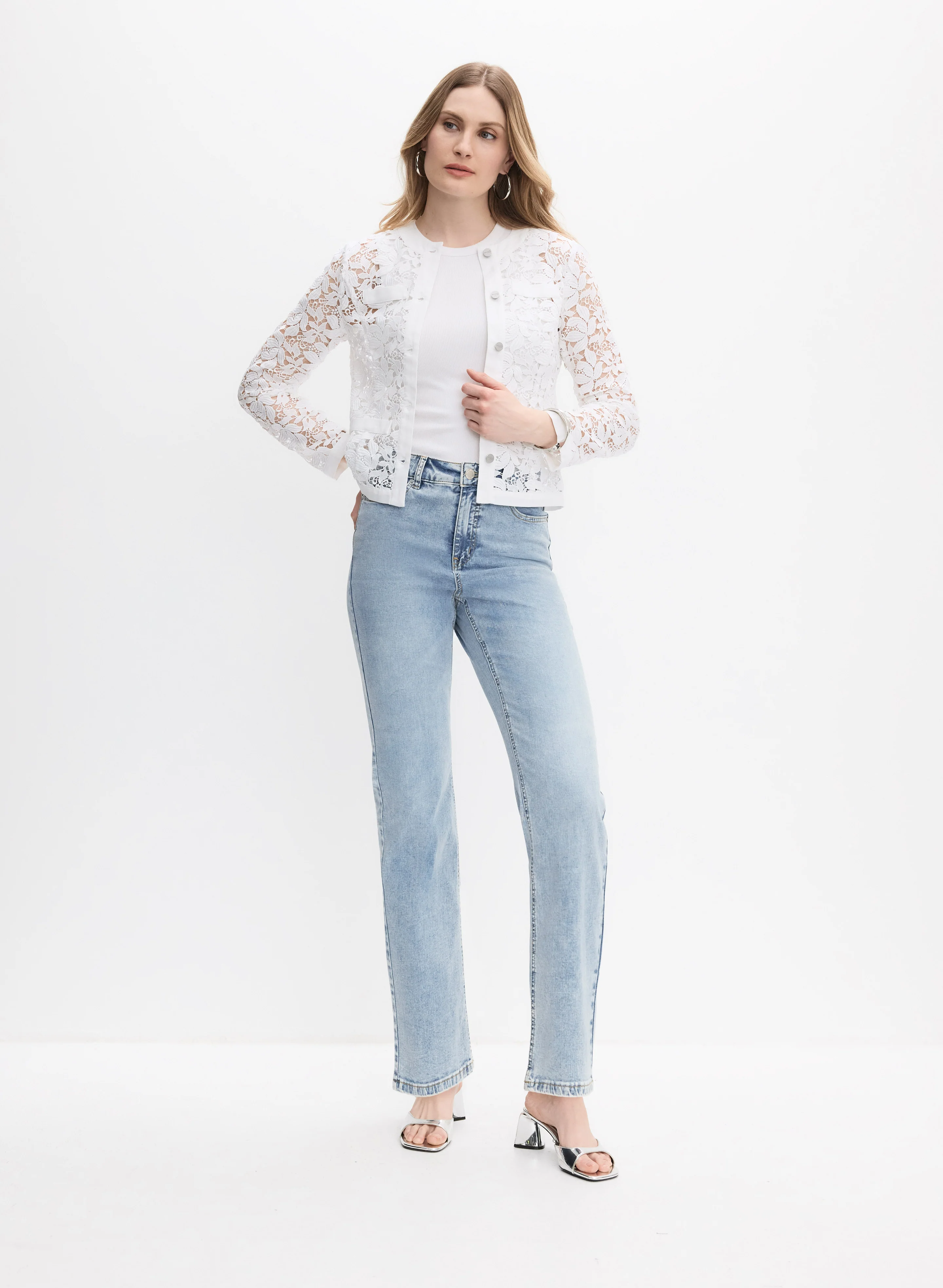 Button-Down Lace Jacket - Image 4