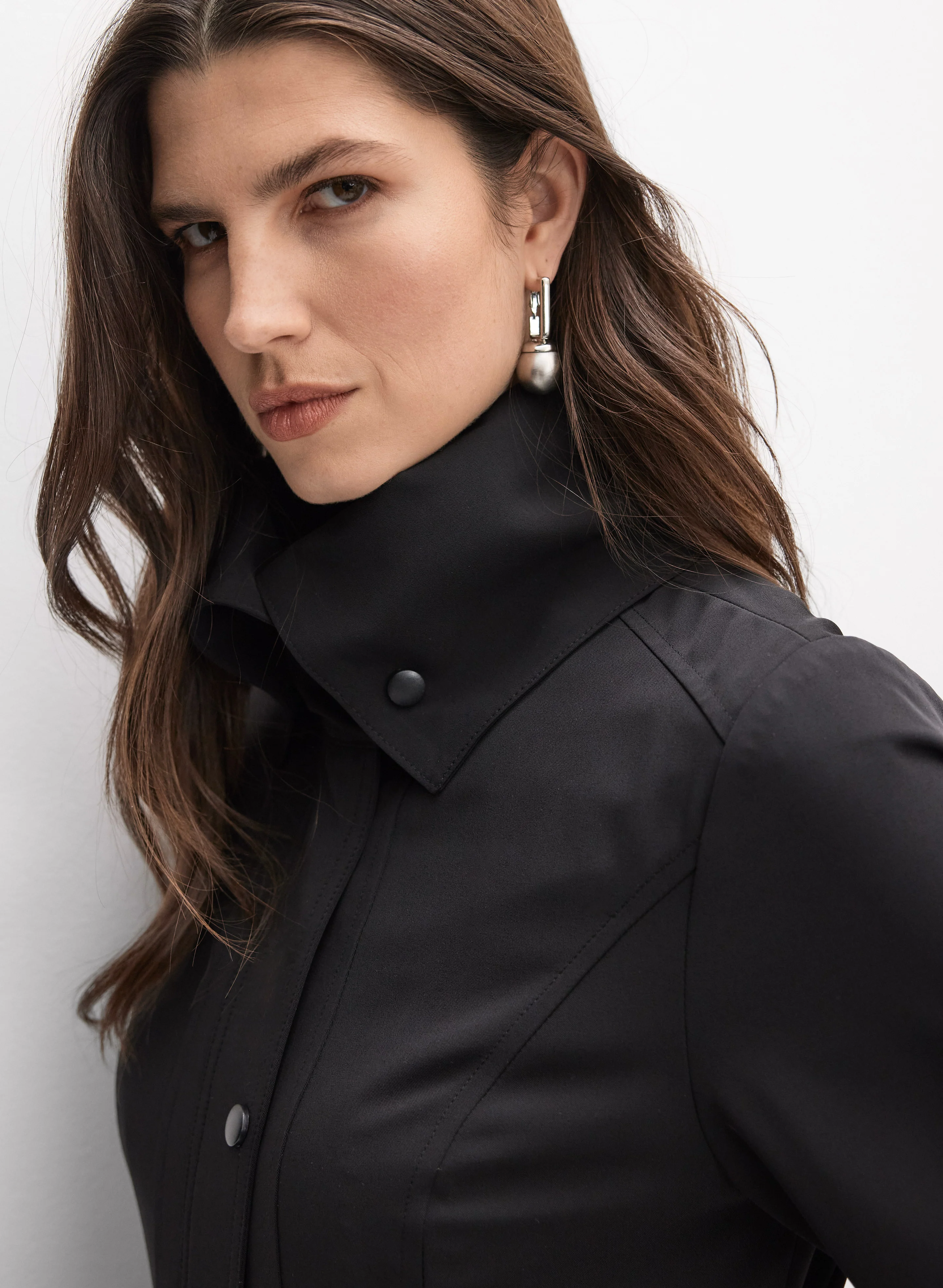 Button-Down Trench Coat - Image 3