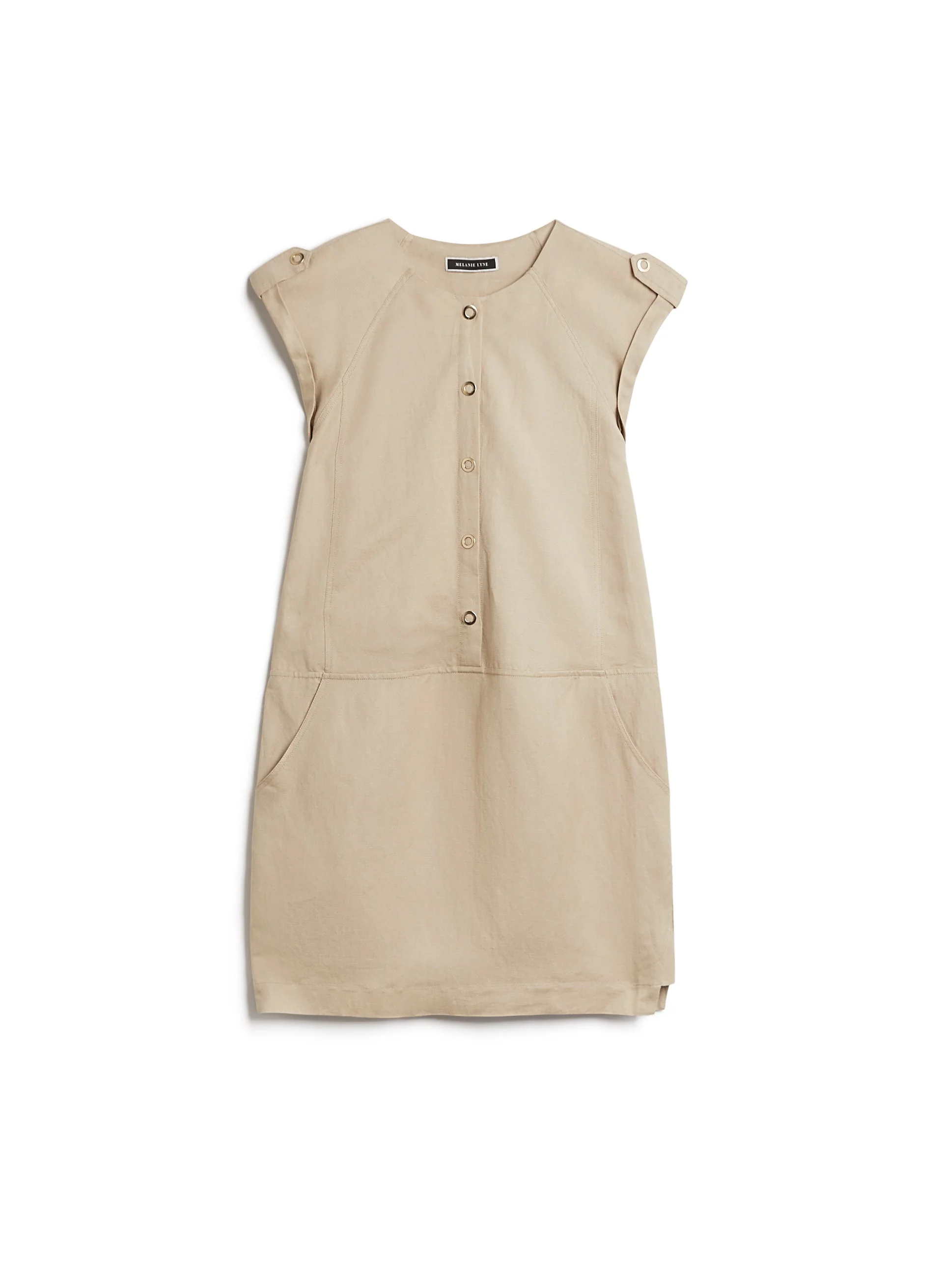 Button Front Linen Dress - Image 6