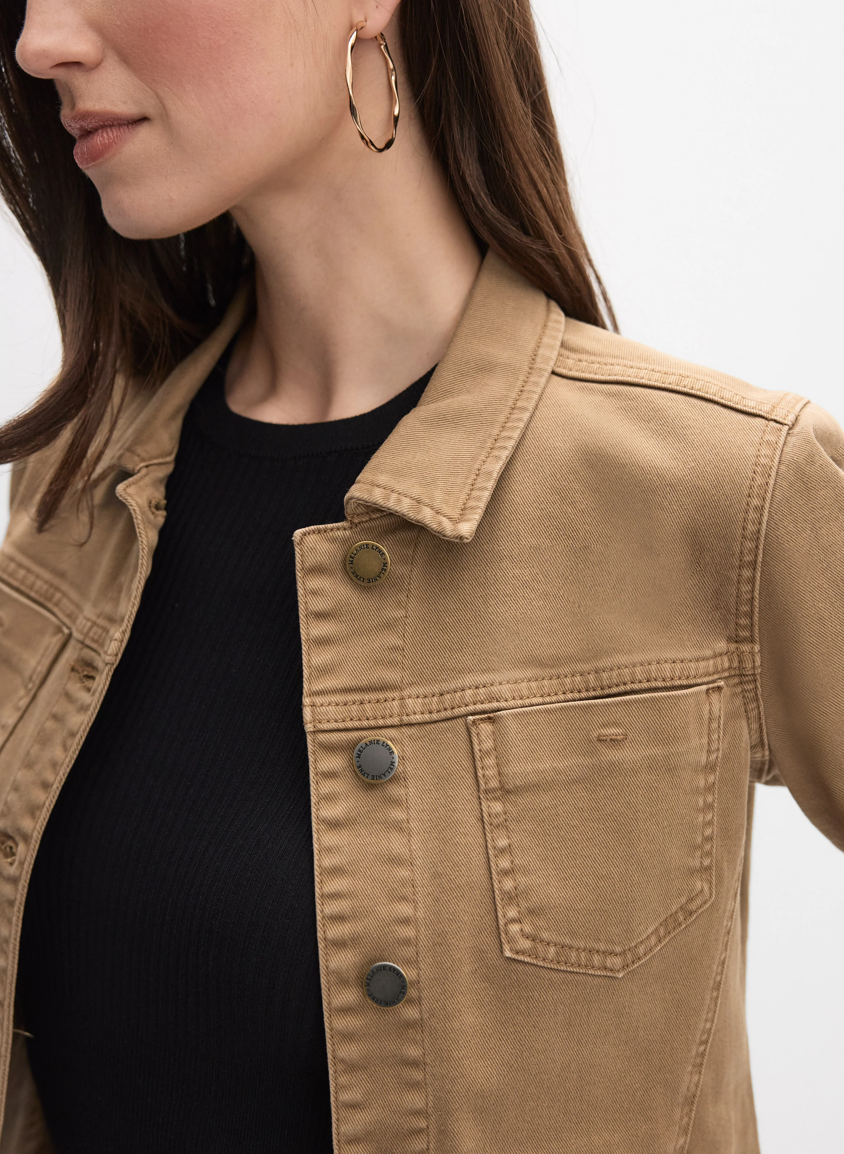 Buttoned Denim Jacket - Image 2