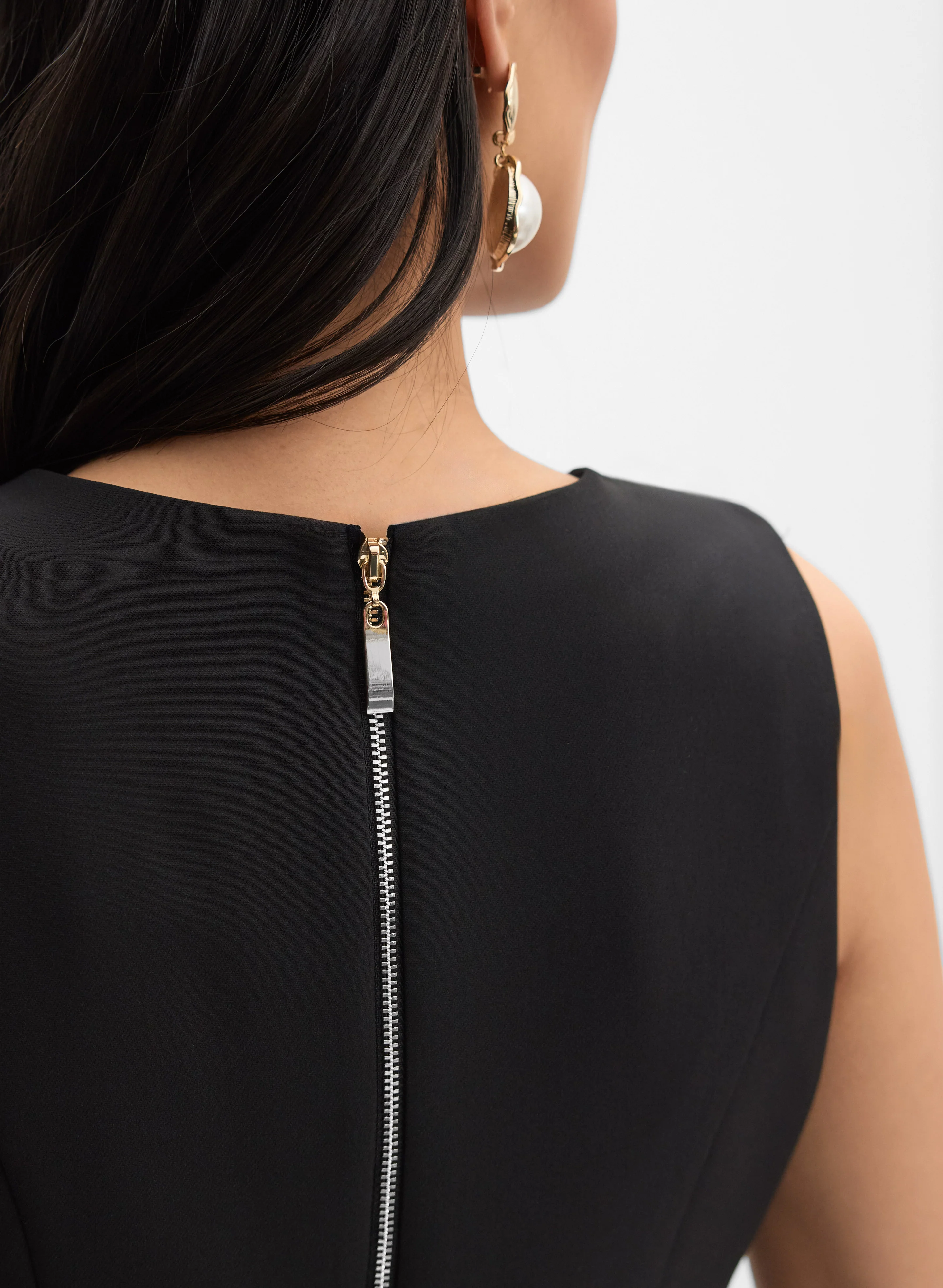 Buttoned-Tab Sheath Dress - Image 3