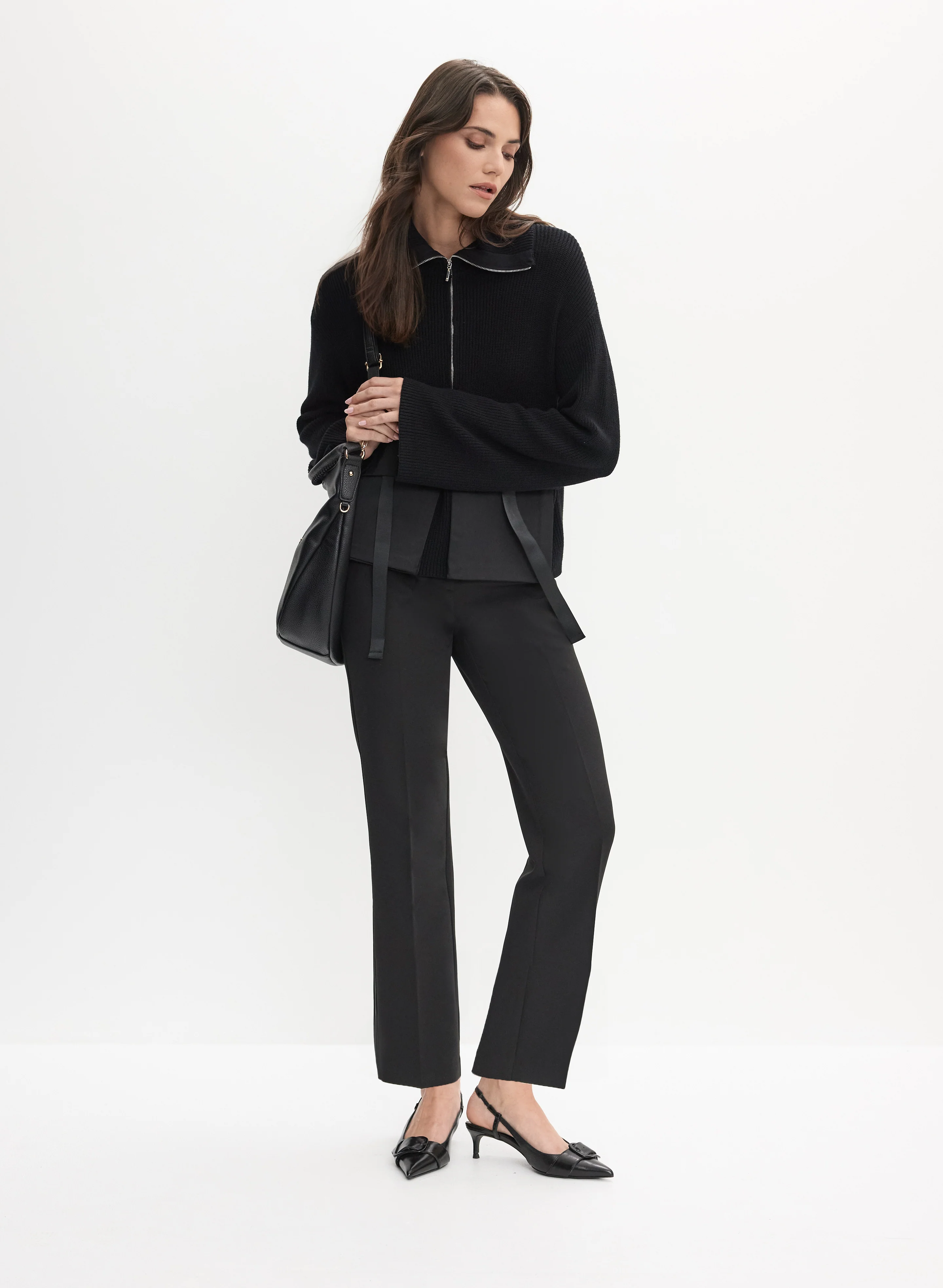Cargo Pocket Sweater & Straight Leg Pants