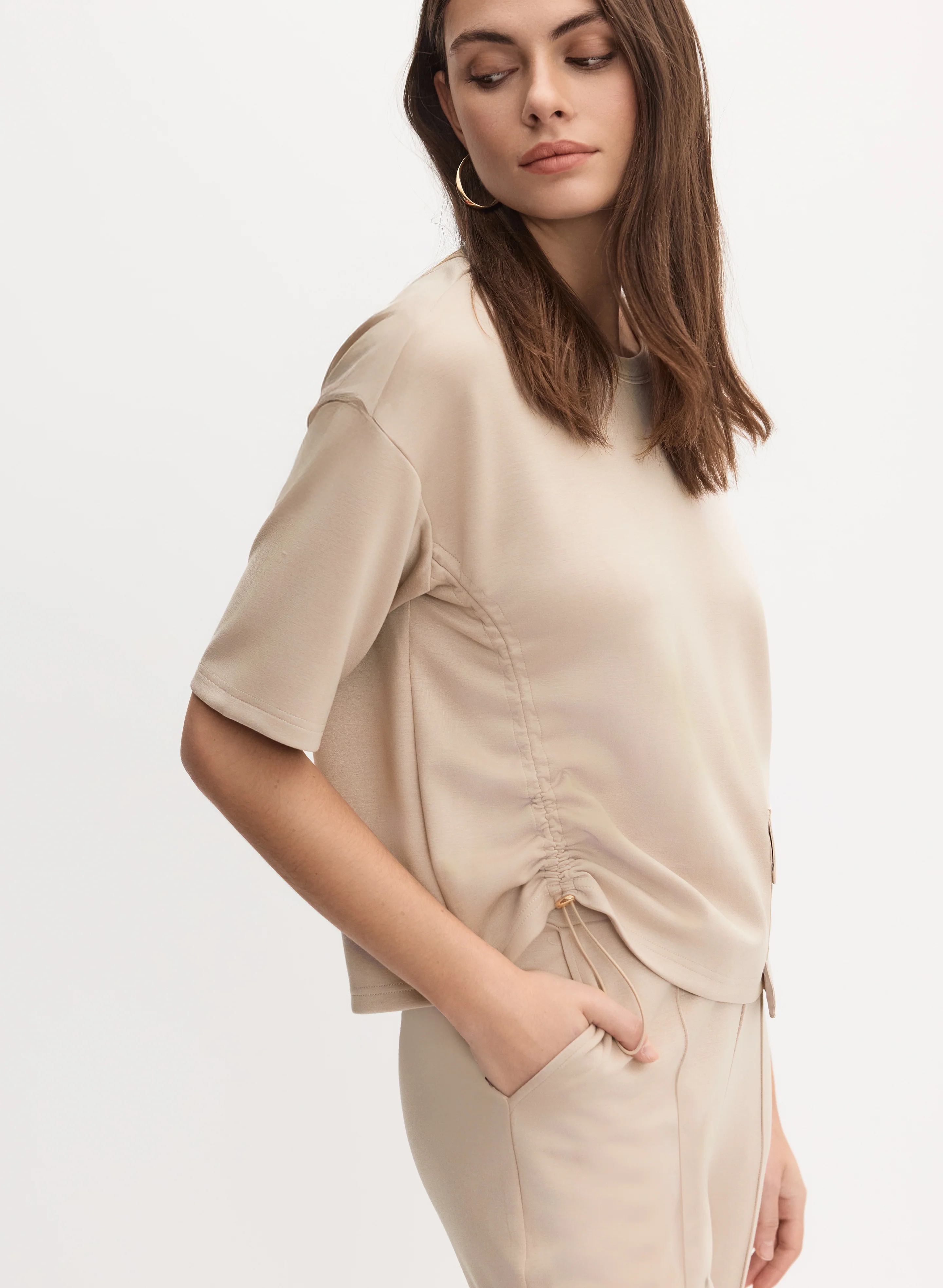 Cargo Pocket Drawstring Top - Image 4