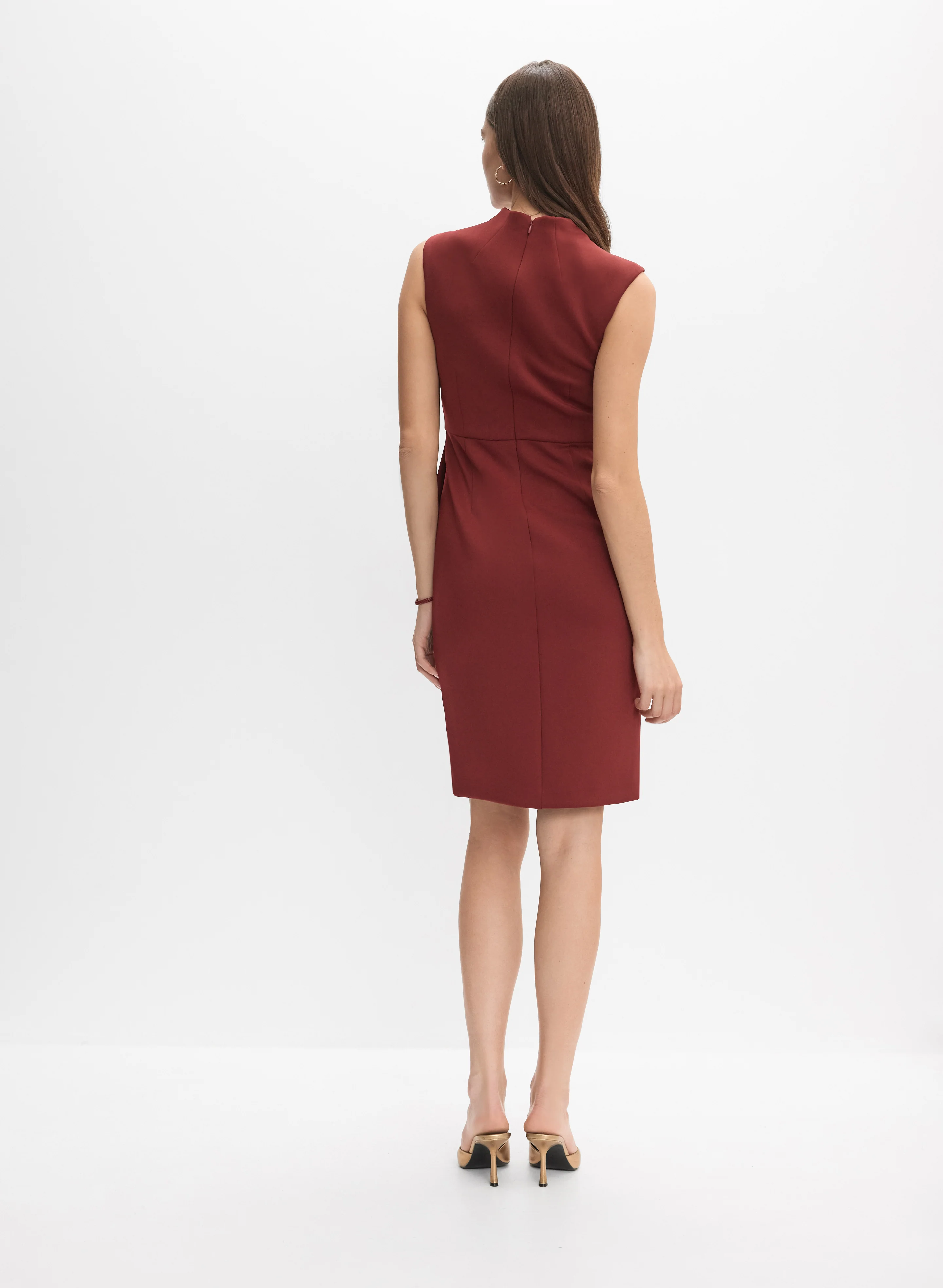 Adrianna Papell - Cascading Ruffle Dress - Image 4