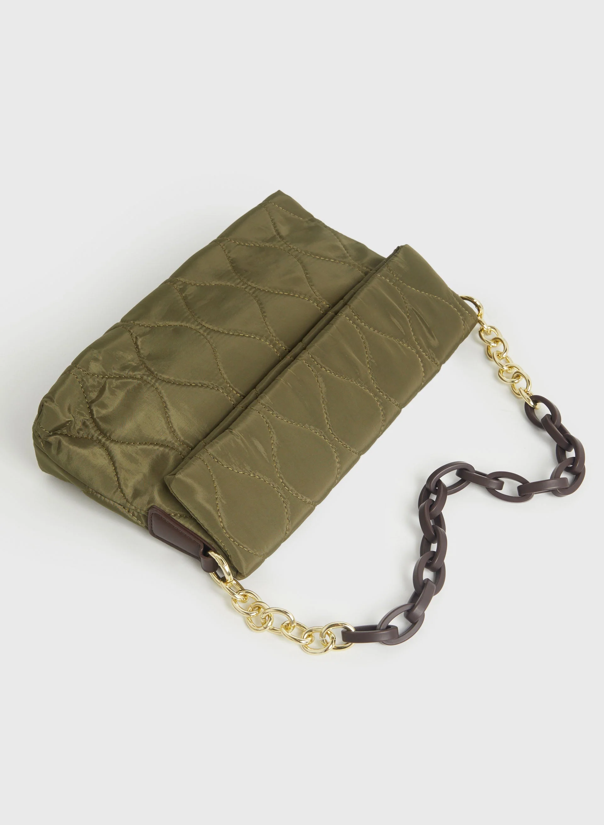 Chain Detail Fold-Over Bag - Image 4