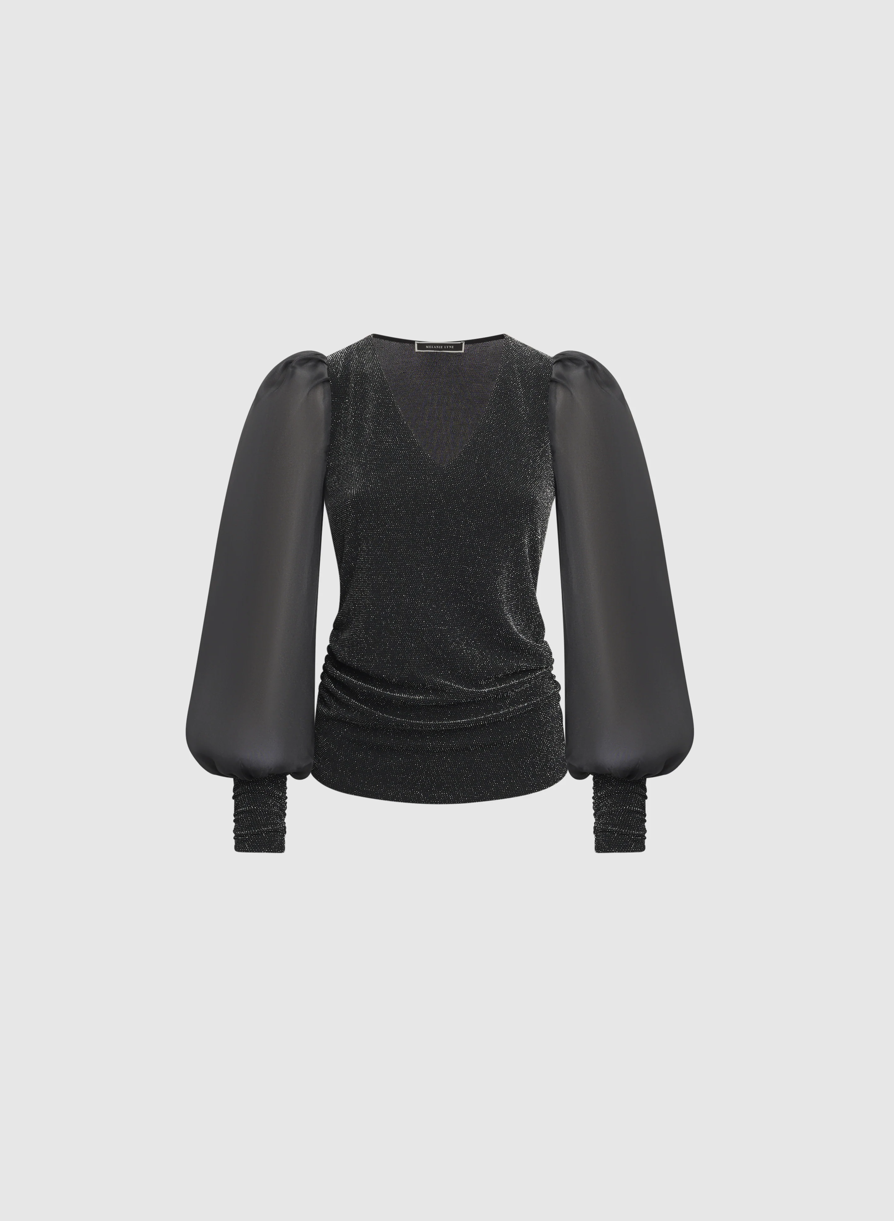 Chiffon Balloon Sleeve Tunic - Image 6