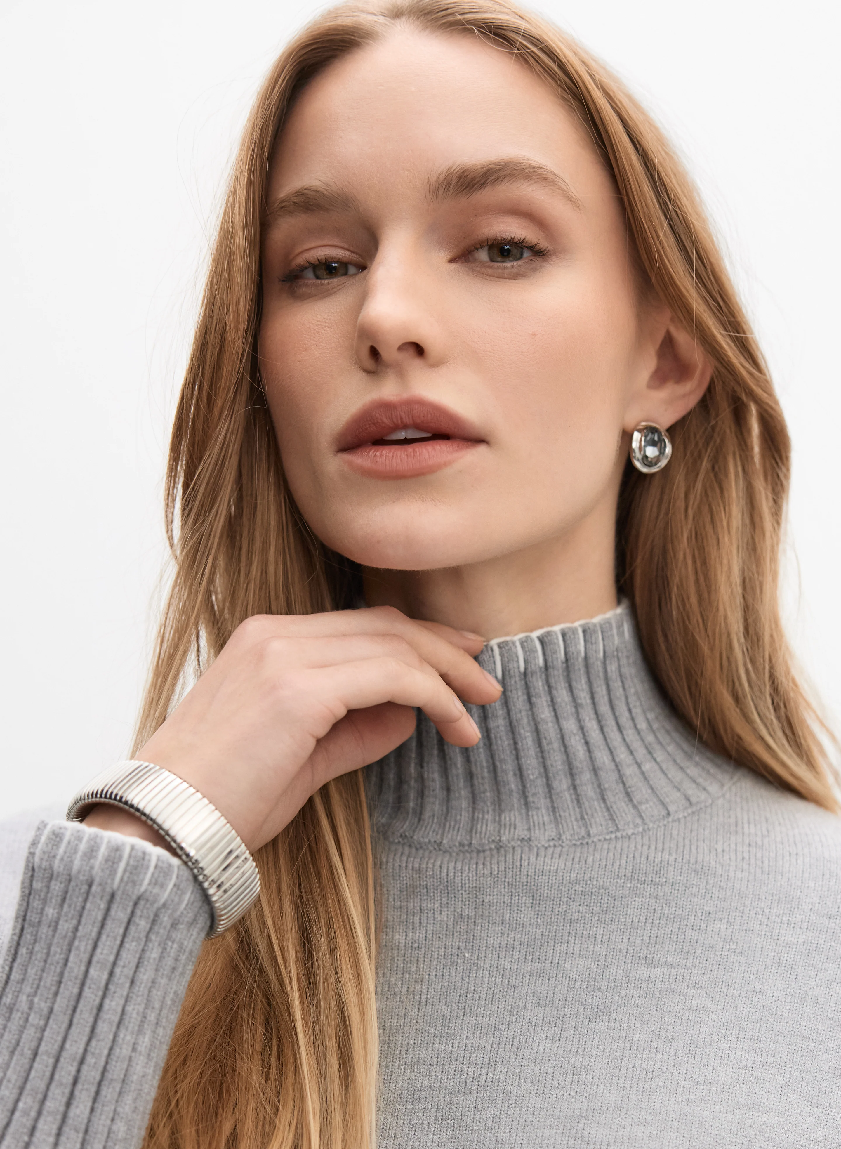 Contrast Stitch Sweater - Image 2
