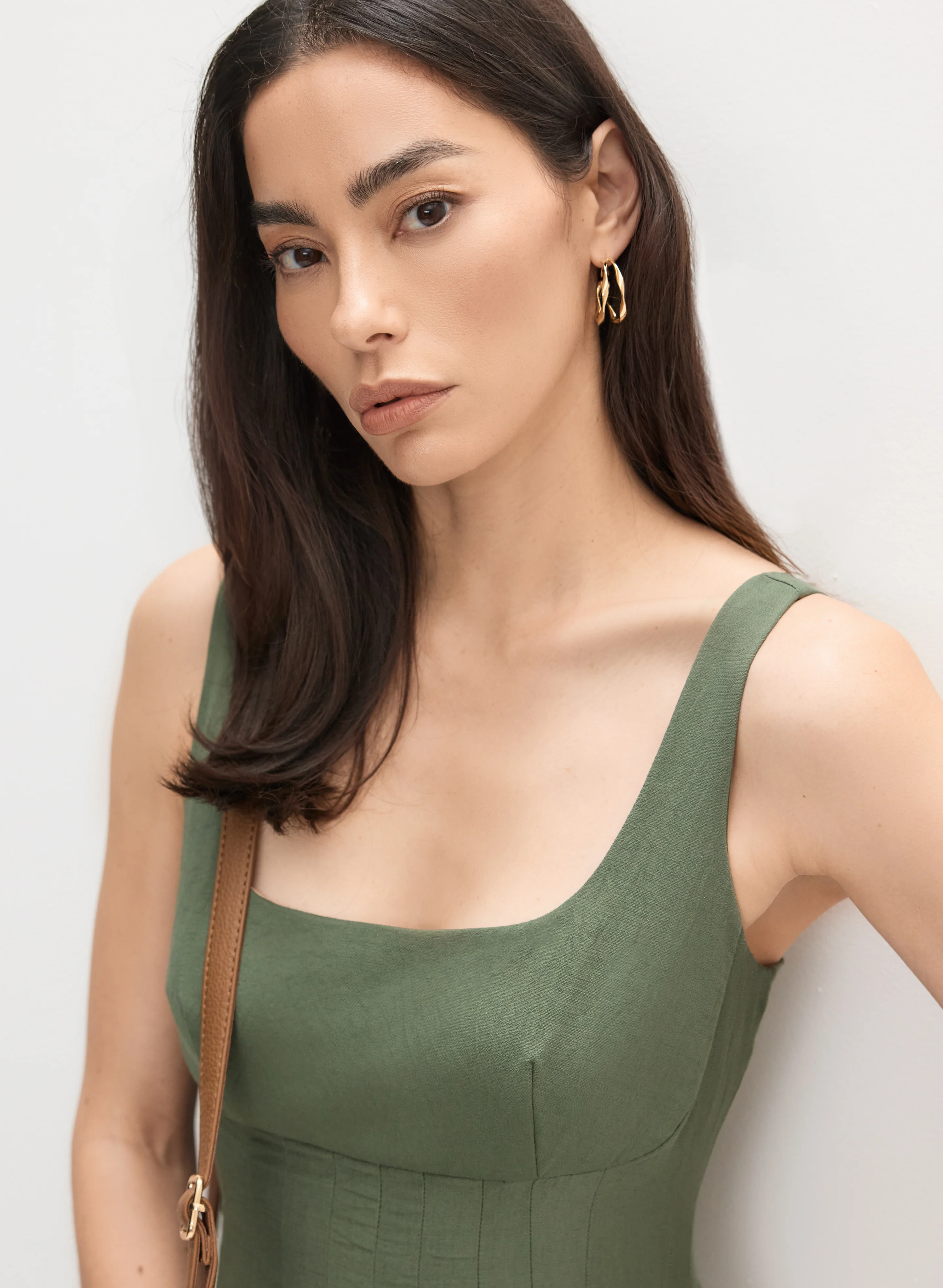Corset Effect Wide Leg Jumpsuit - Image 3