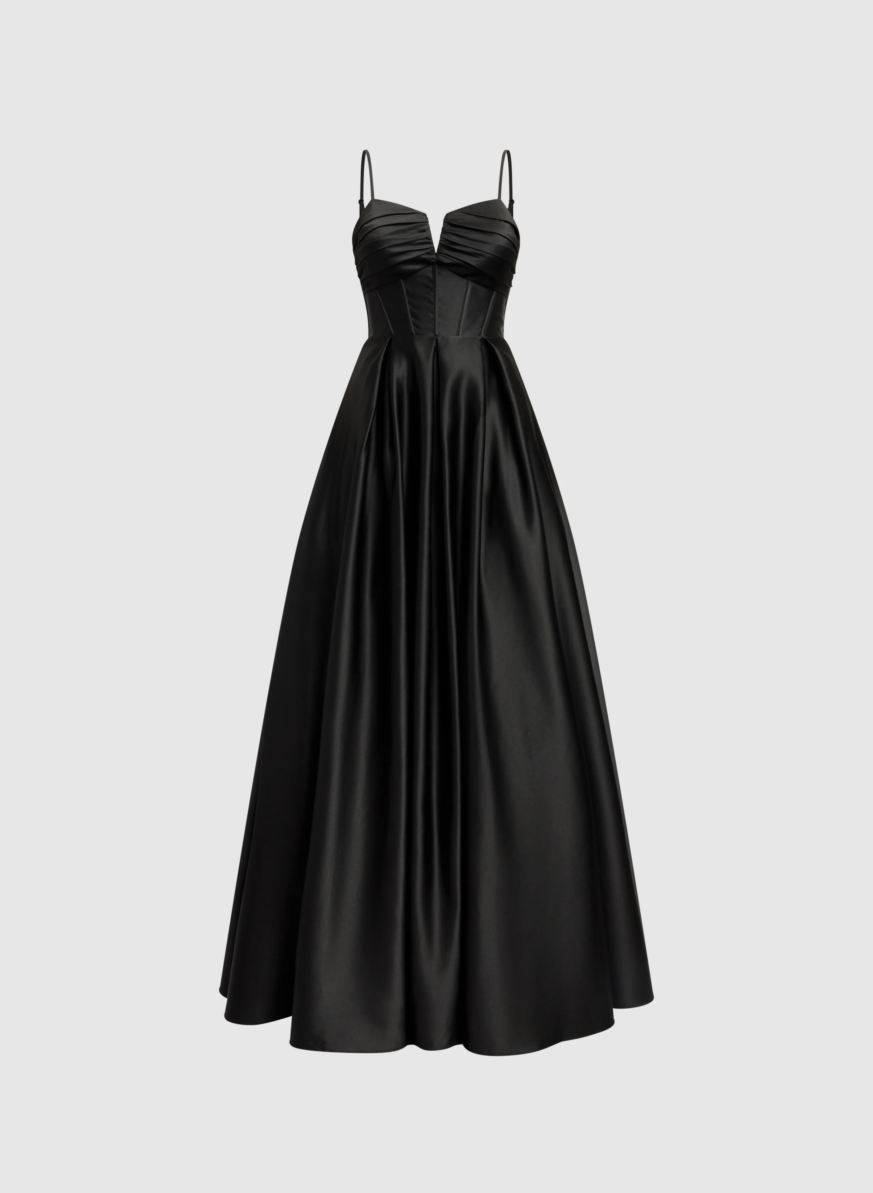 Corset Satin Dress - Image 5