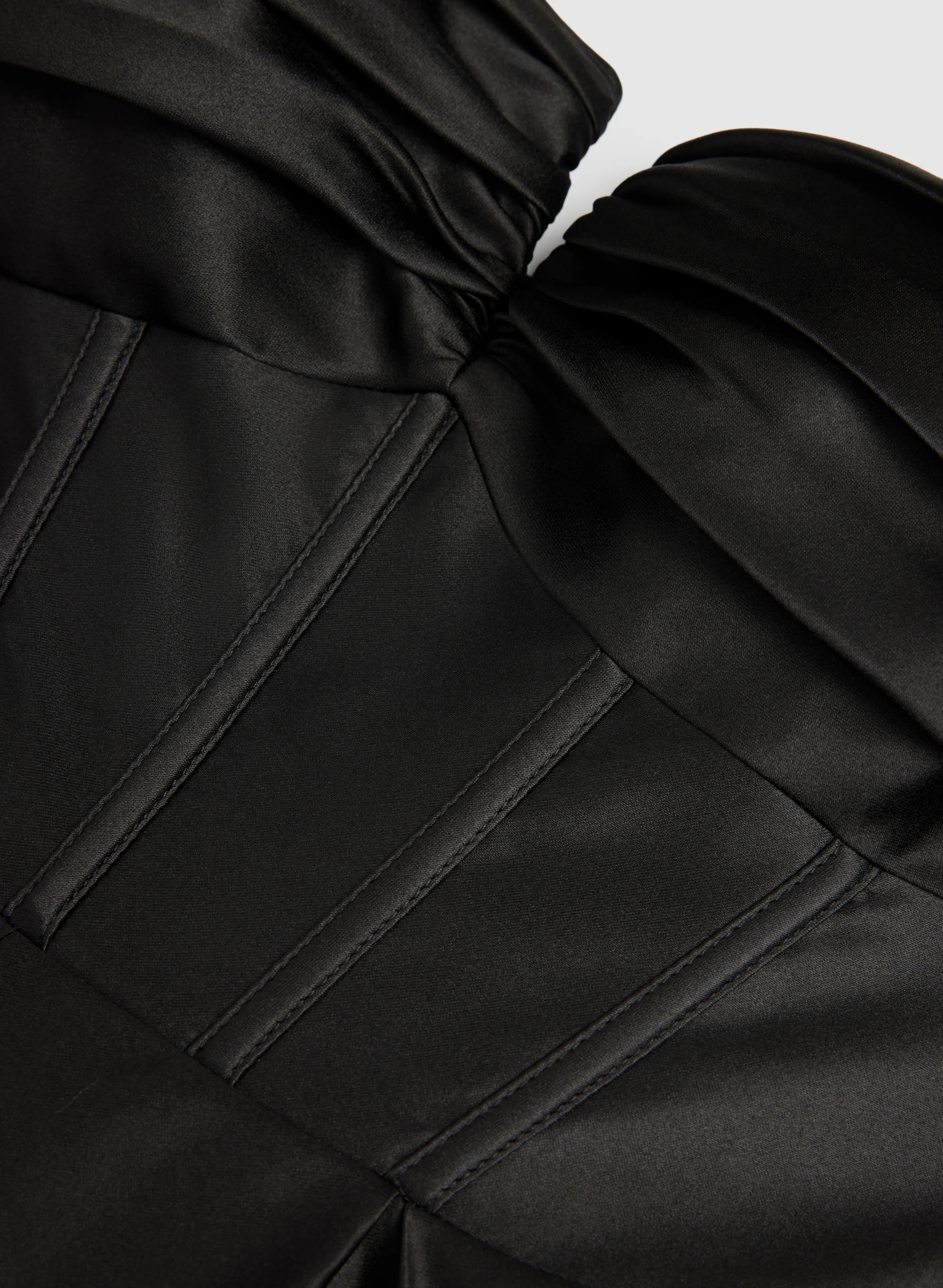 Corset Satin Dress - Image 6