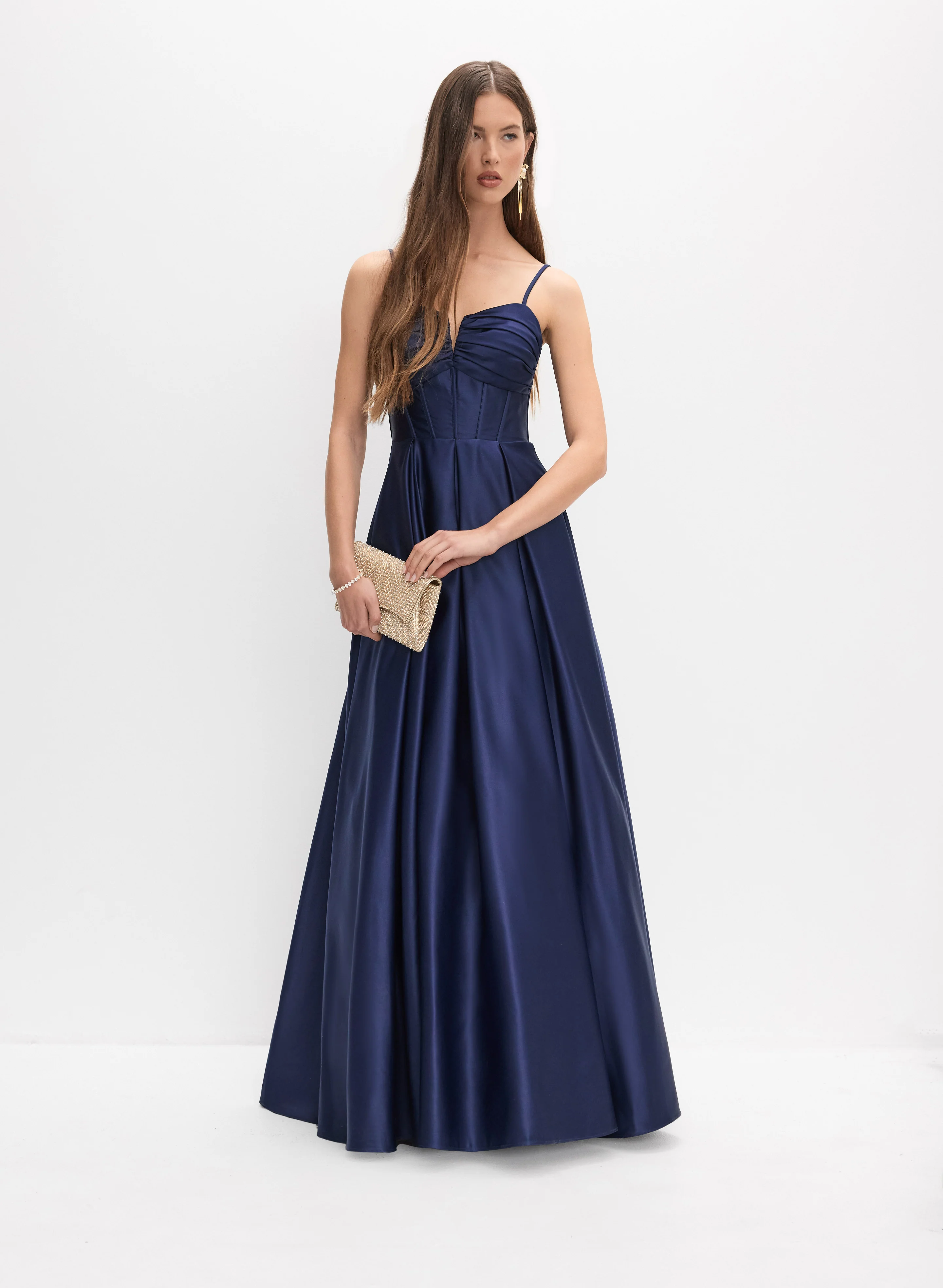 Corset Satin Dress